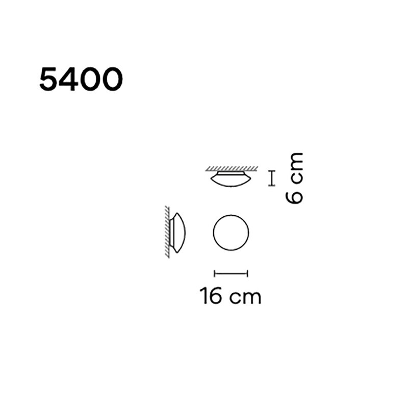 Puck Wall/ Ceiling Lamp