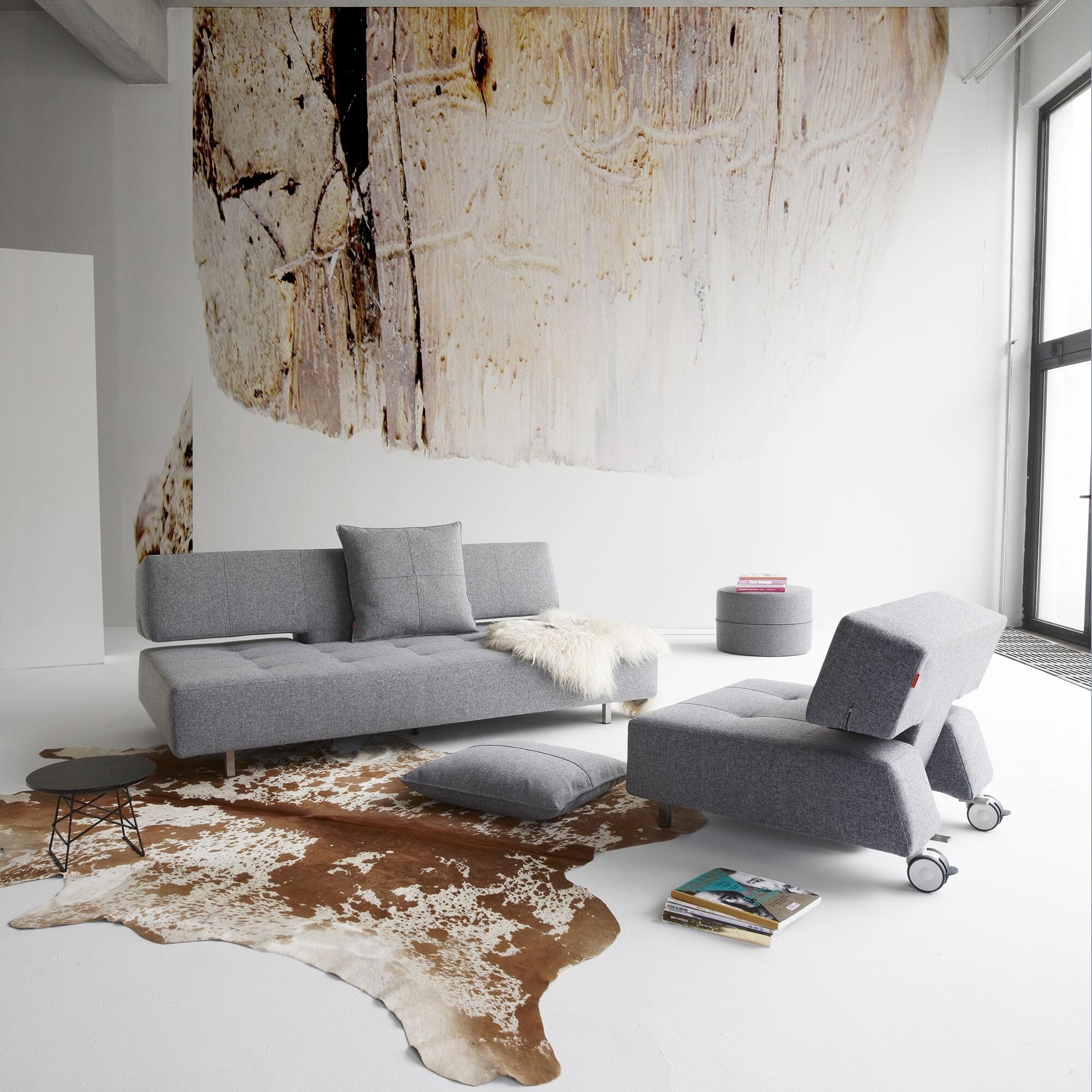 Long Horn Deluxe Excess Sofa Bed 210x114cm