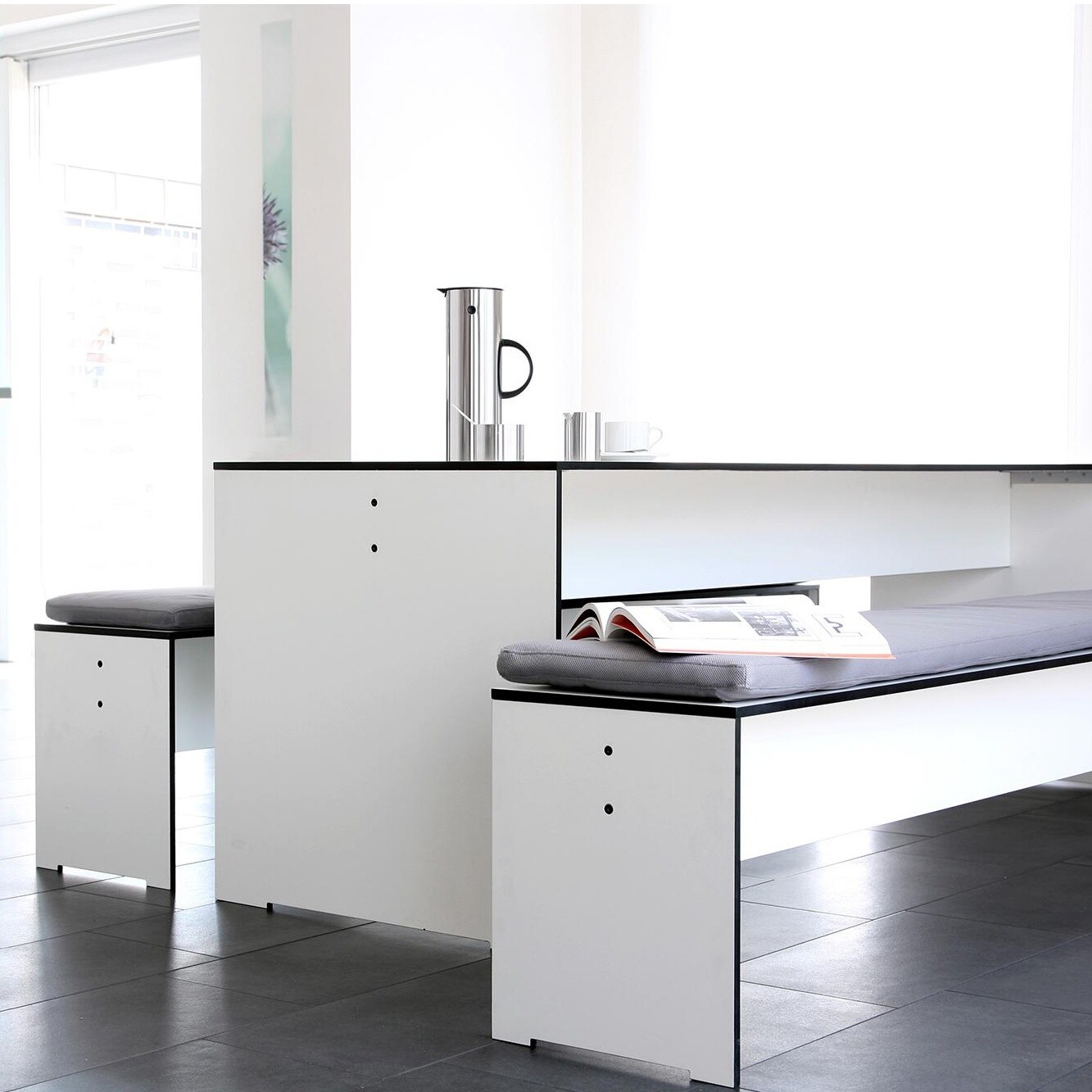 Riva Set 180 Table + 1 Bench