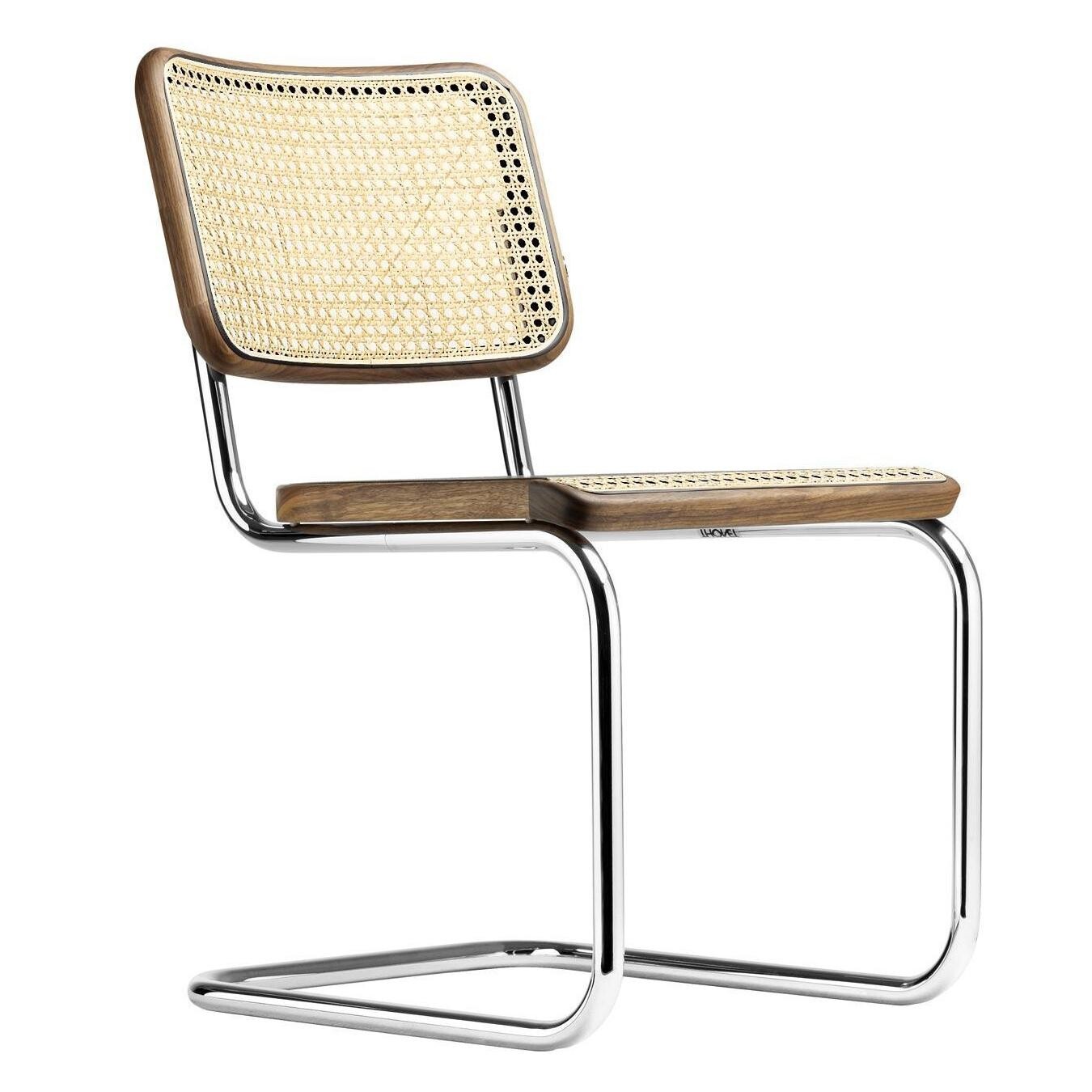 S 32 V Cantilever Chair with Wickerwork