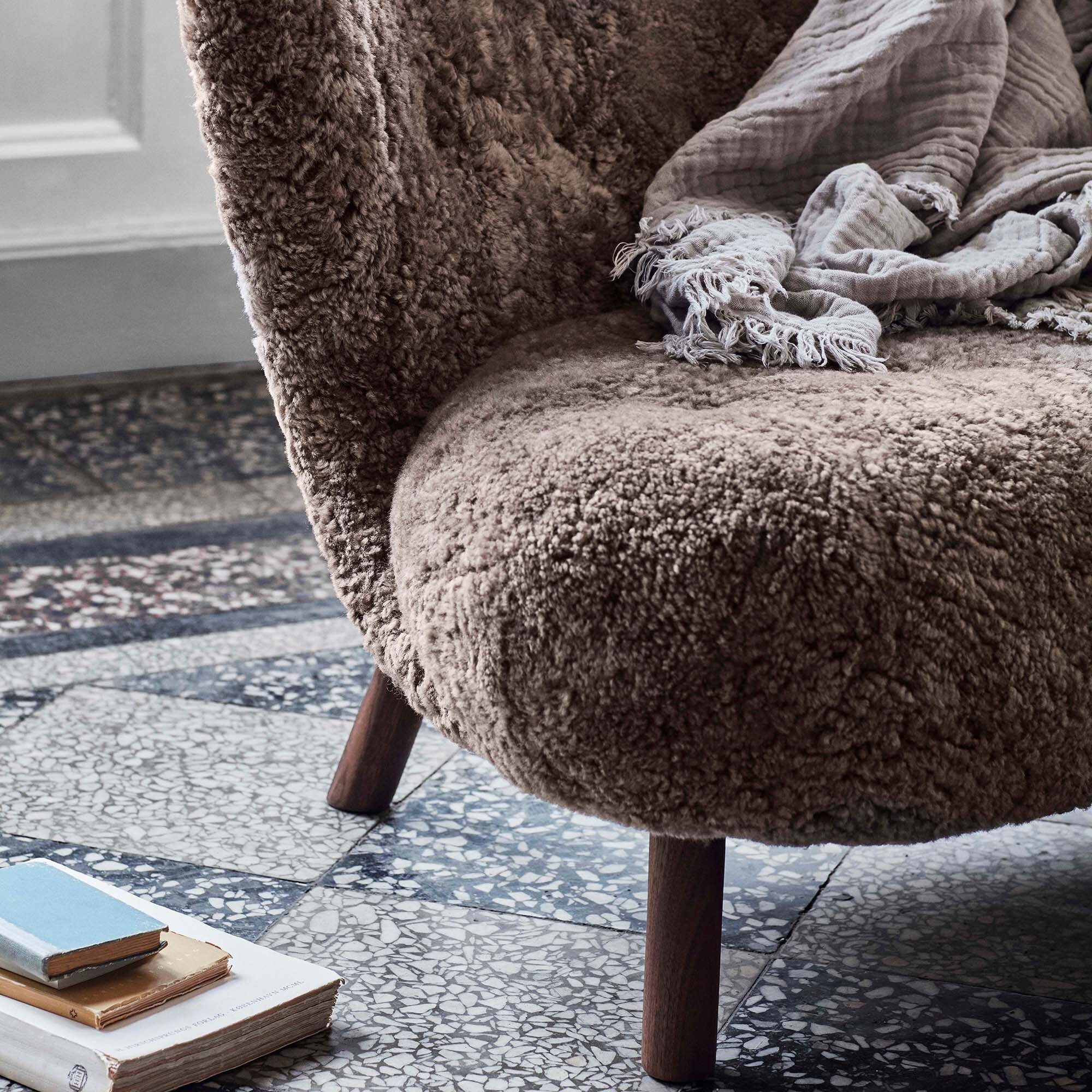 Little Petra VB1 Lounge Chair Frame Walnut