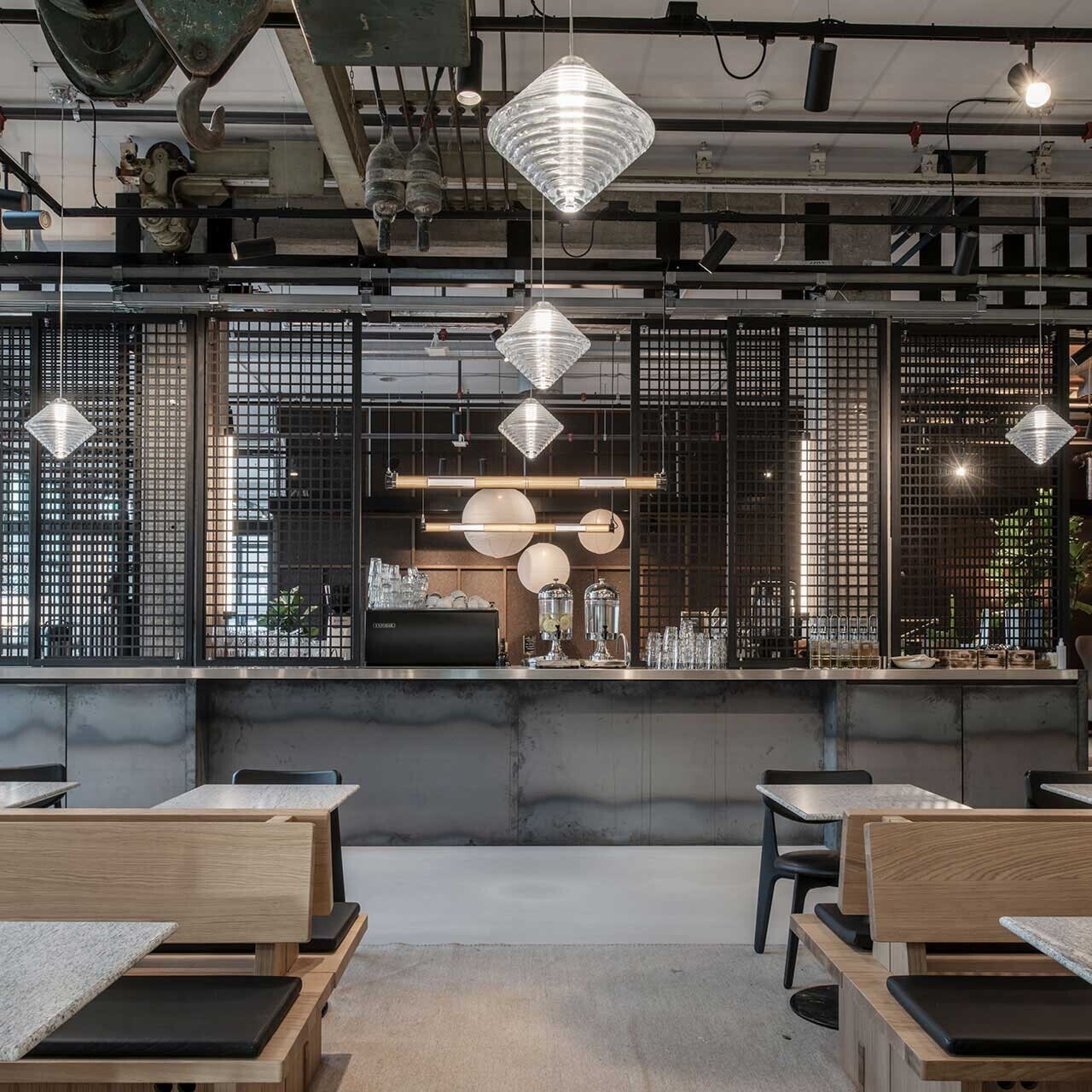 Press Cone LED Suspension Lamp