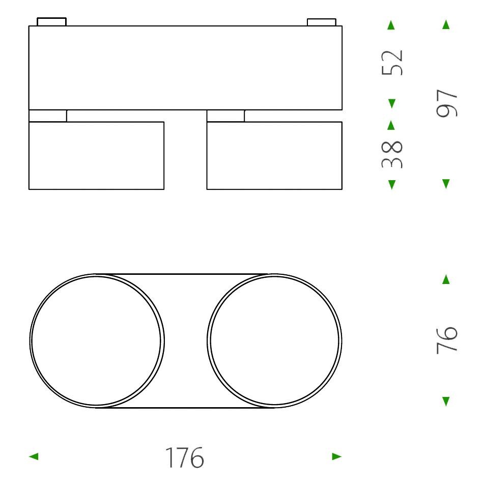 Wi4-ab-2ov LED Spotlight Matt incl. Converter