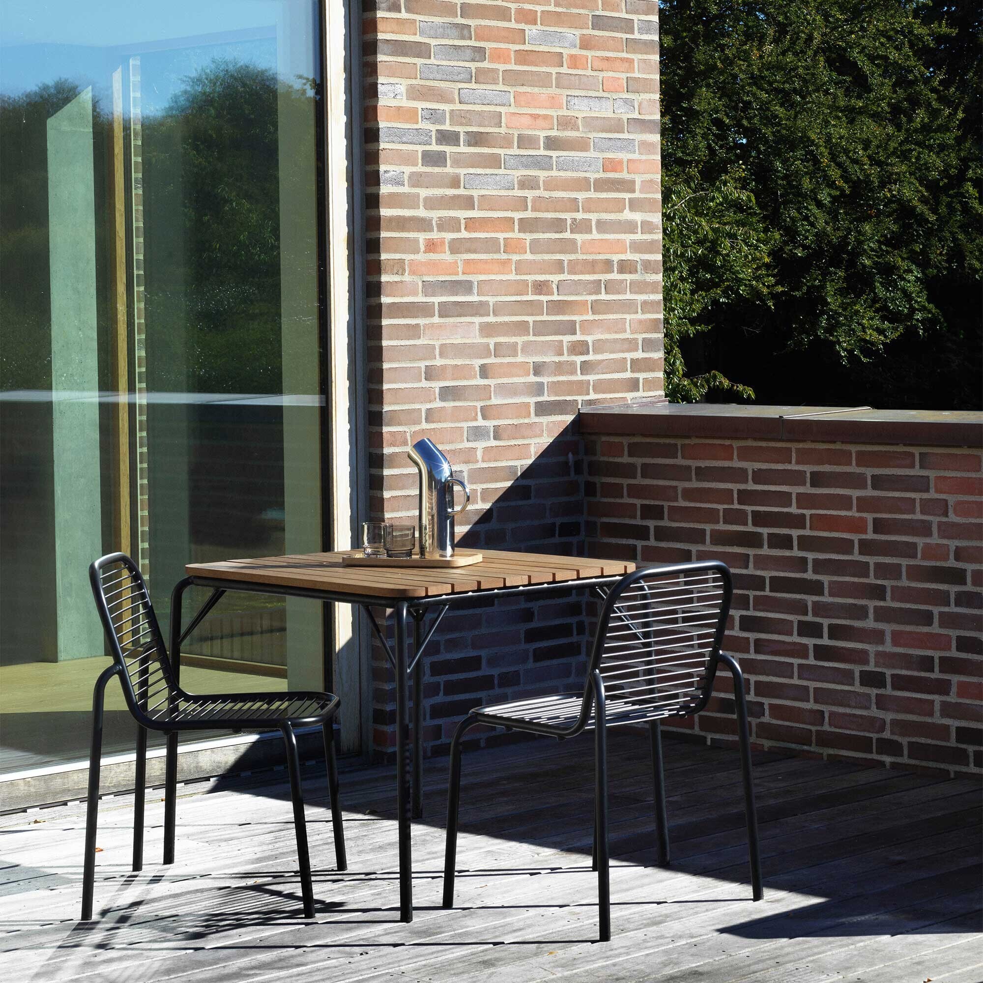 Vig Outdoor Table Wood 80x90cm