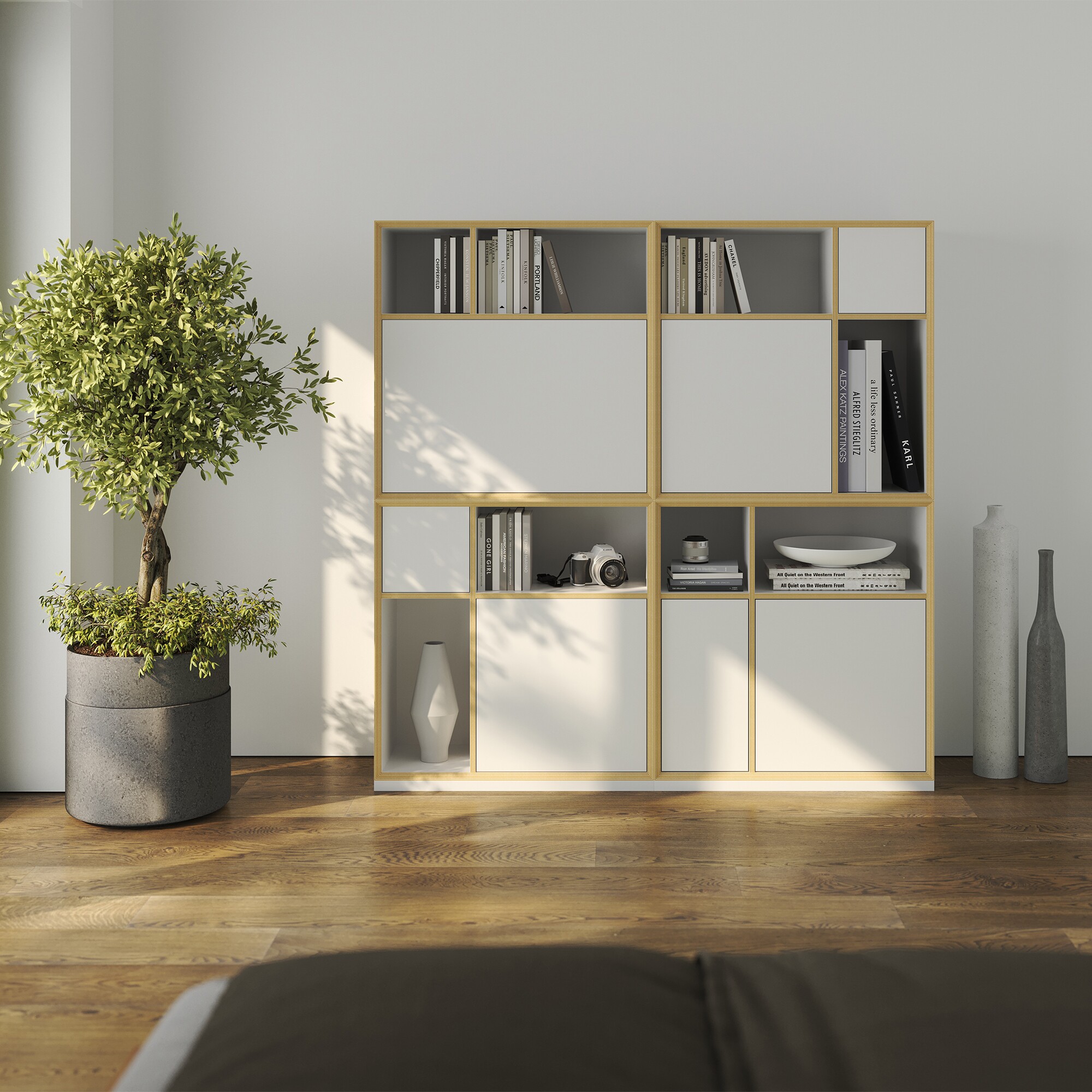 Vertiko Ply Combination 8 Floor Standing Shelf