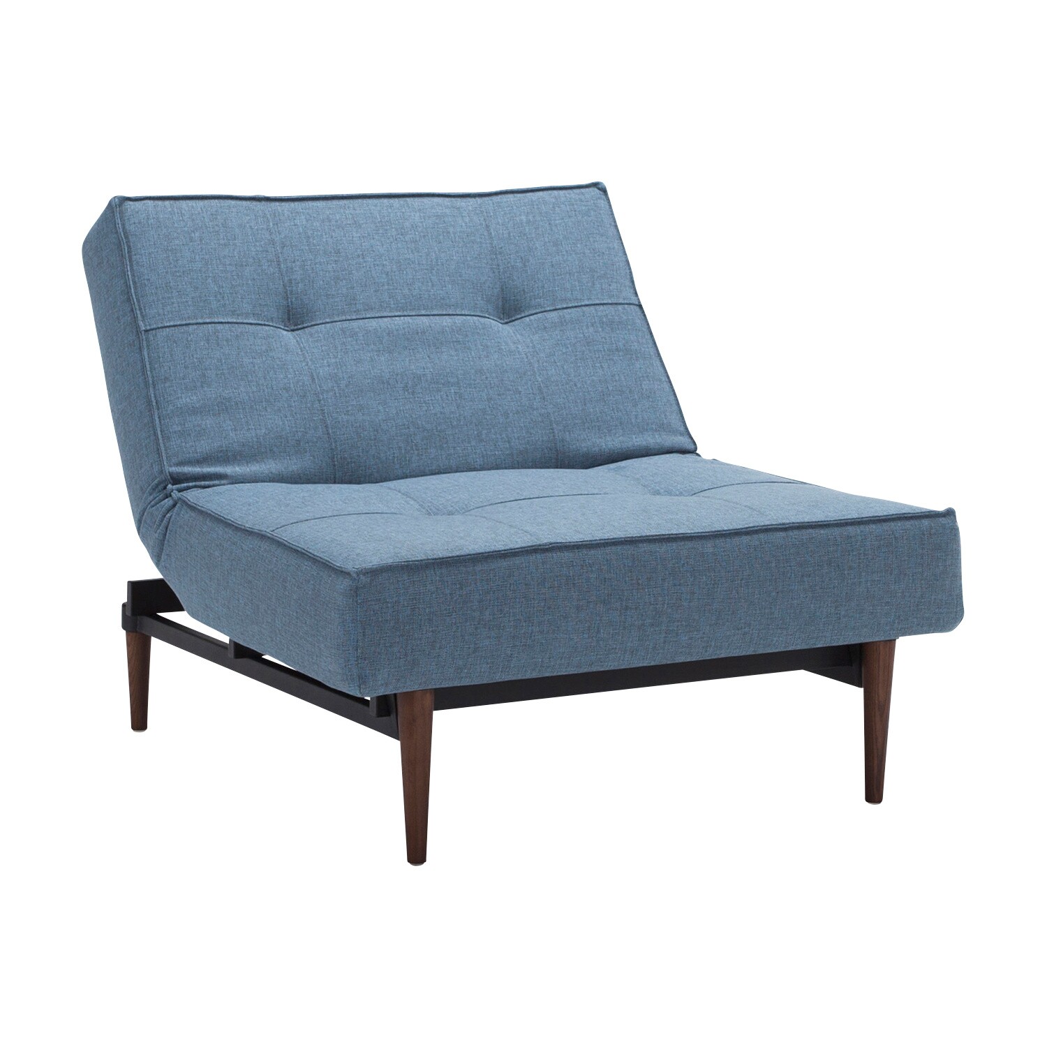 Splitback Styletto Easy Chair Dark Wood