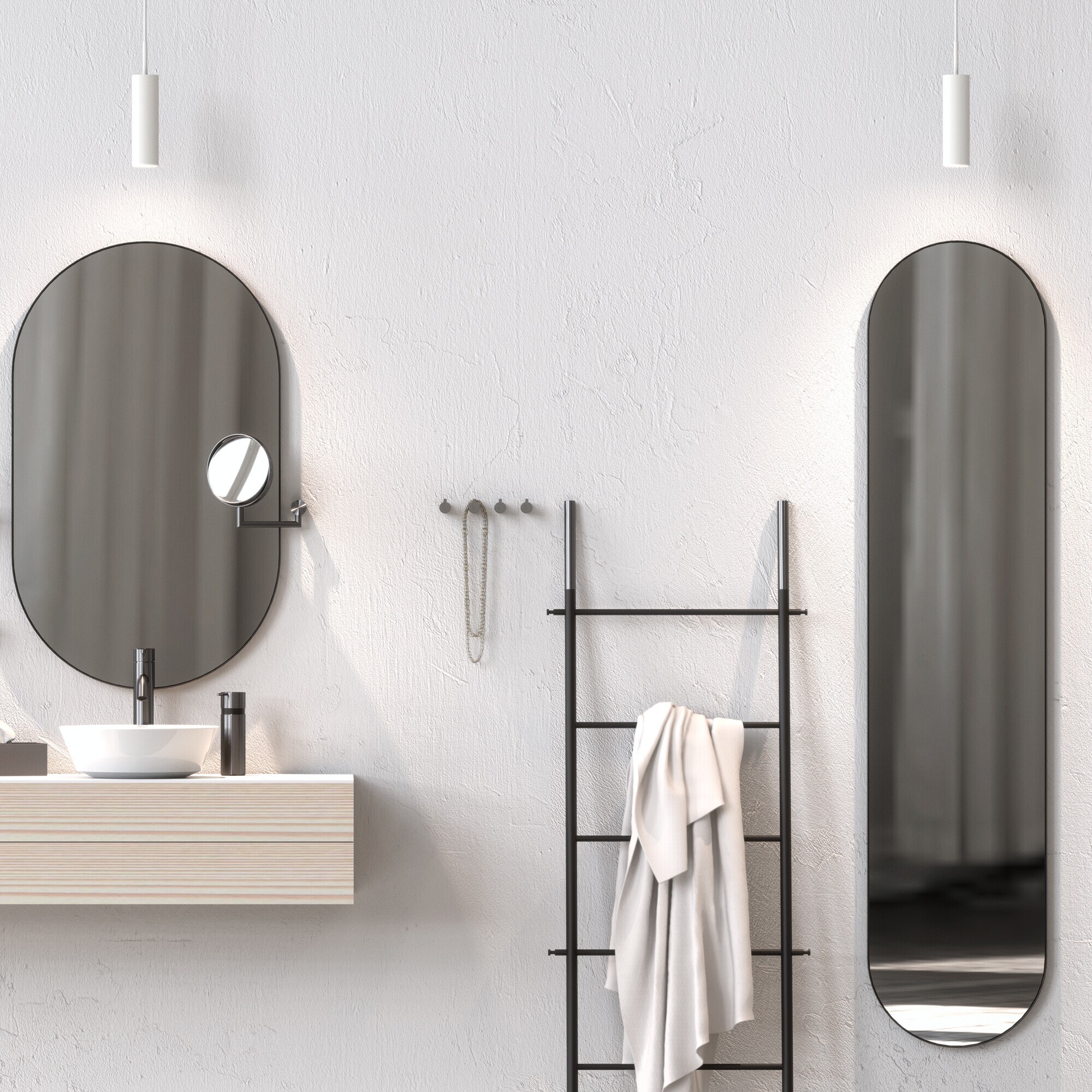 Unu 4146 Wall Mirror with Frame 60x140cm