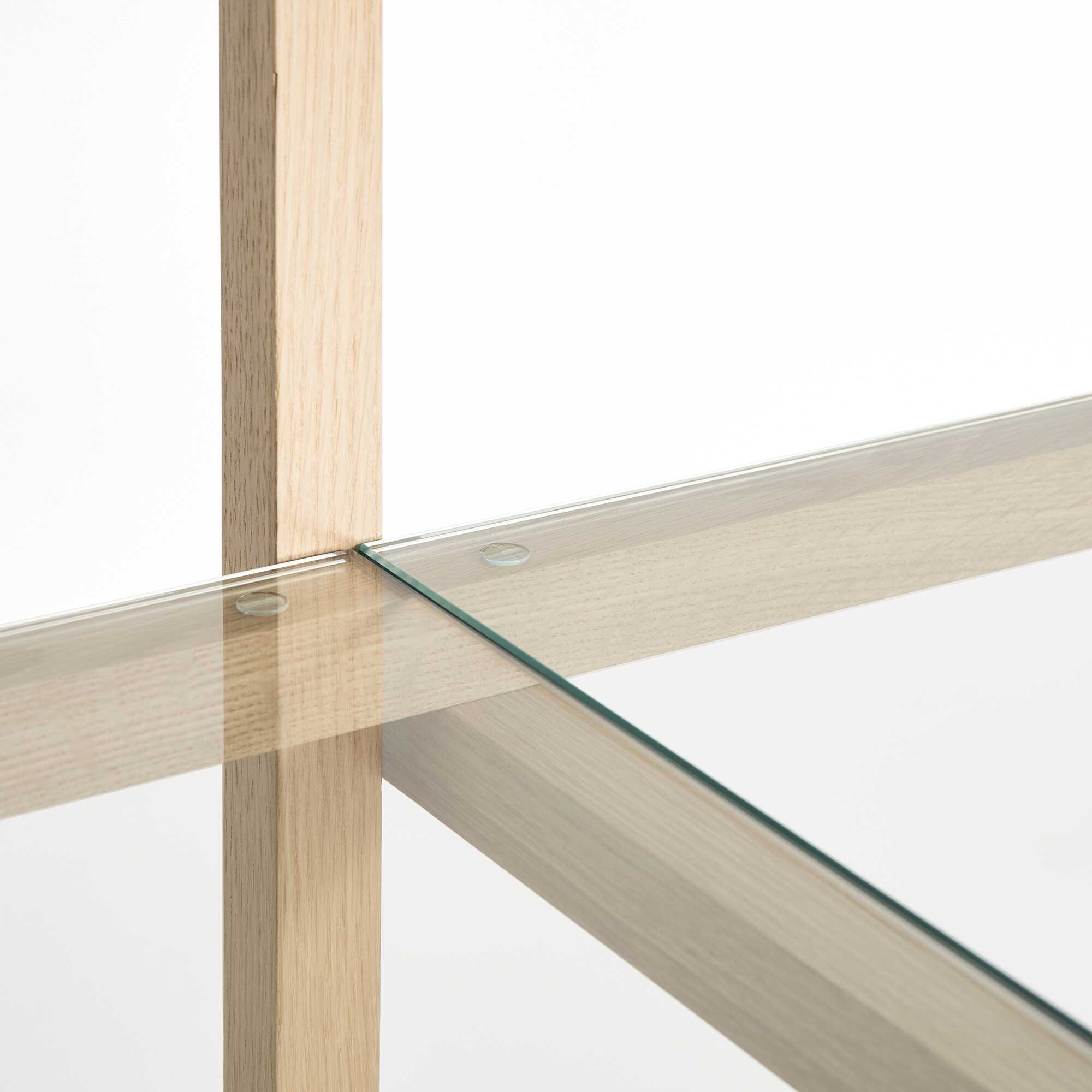 Woody Low Shelf Glass