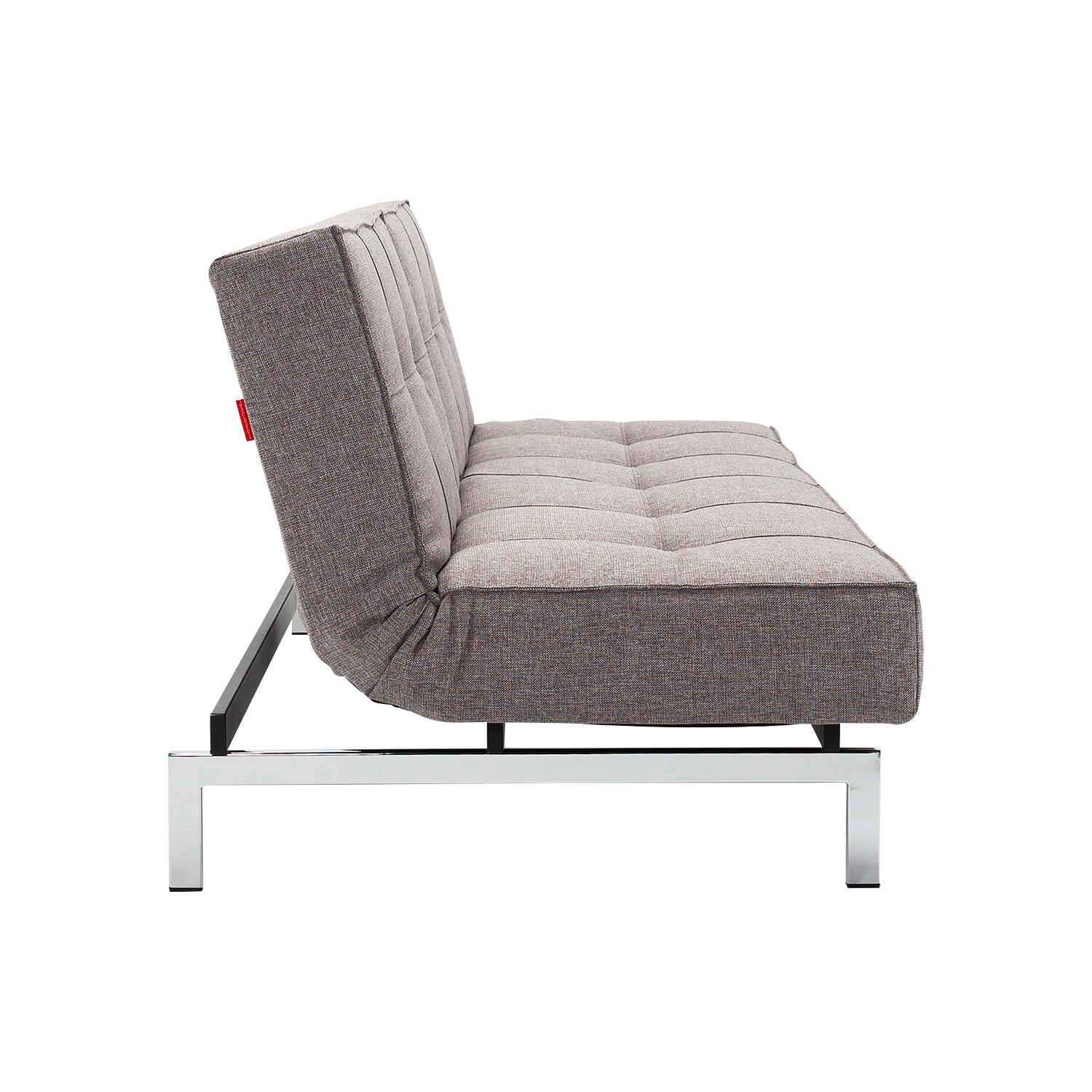 Splitback Sofa Bed Chrome 210x89cm