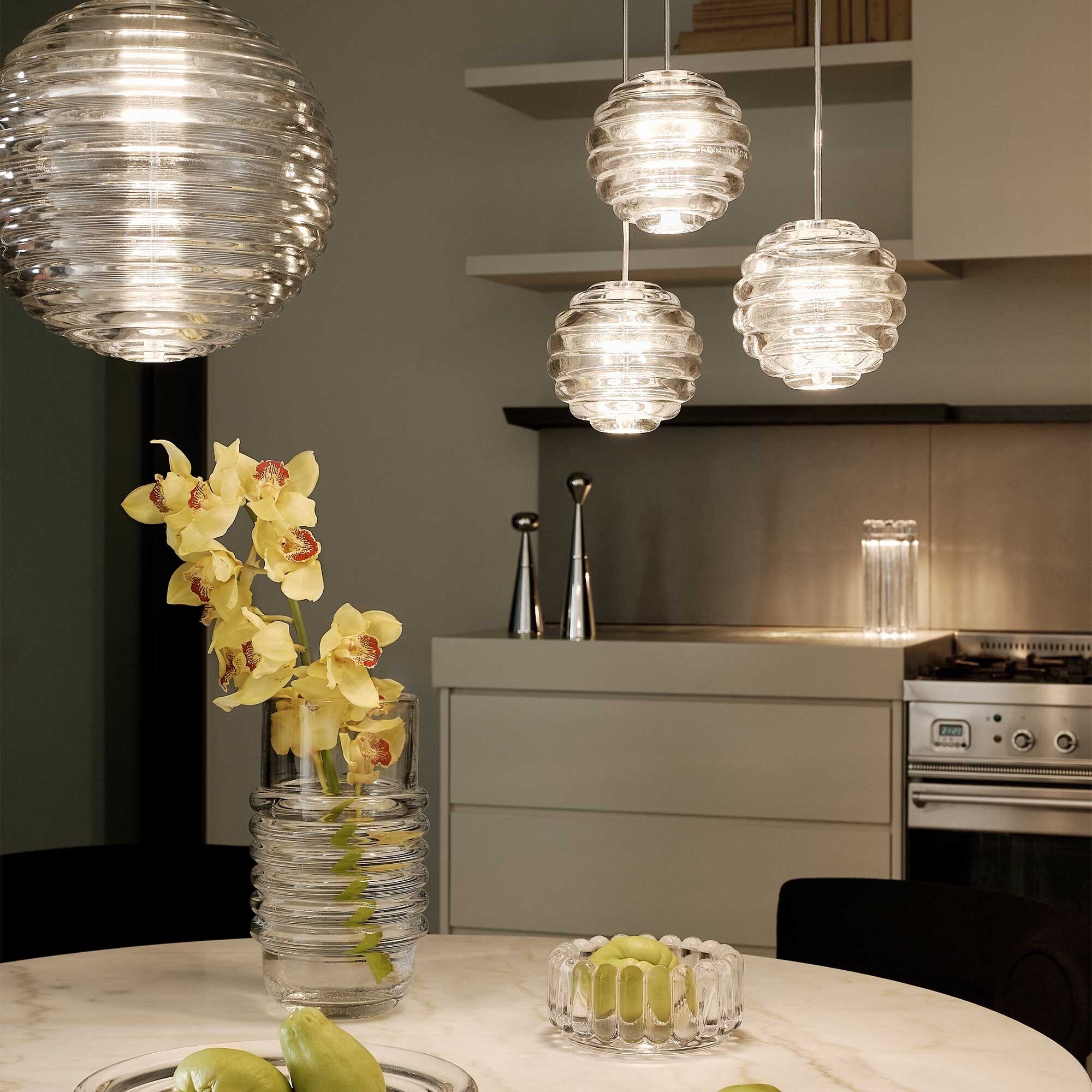 Press Sphere LED Suspension Lamp