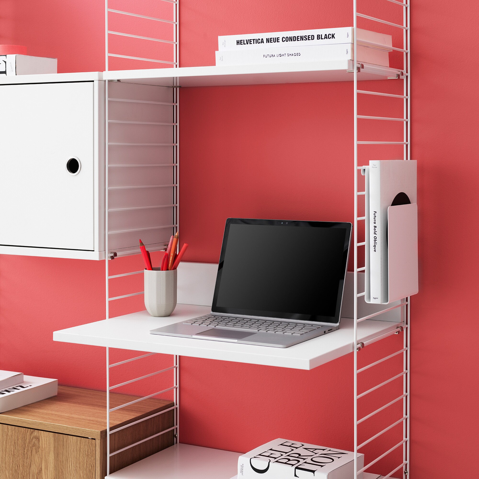 String System Media Shelf 58x47cm