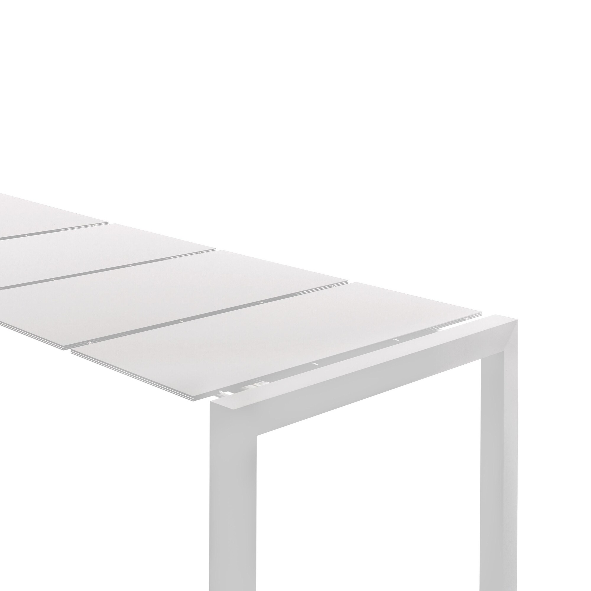 Sushi Pure White Table Extendable