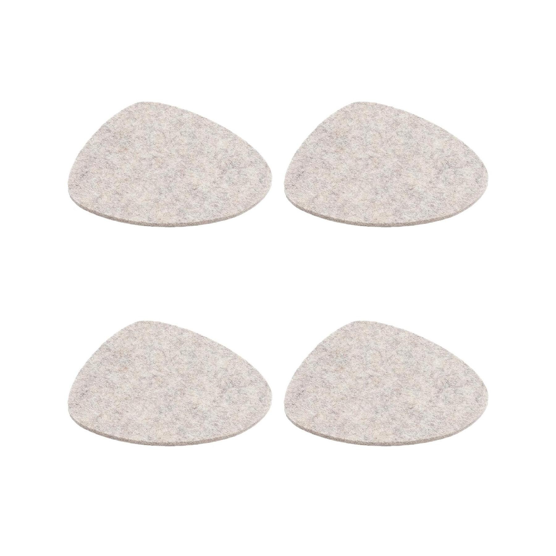 Stone Glass Coaster Set of 4 15x13cm