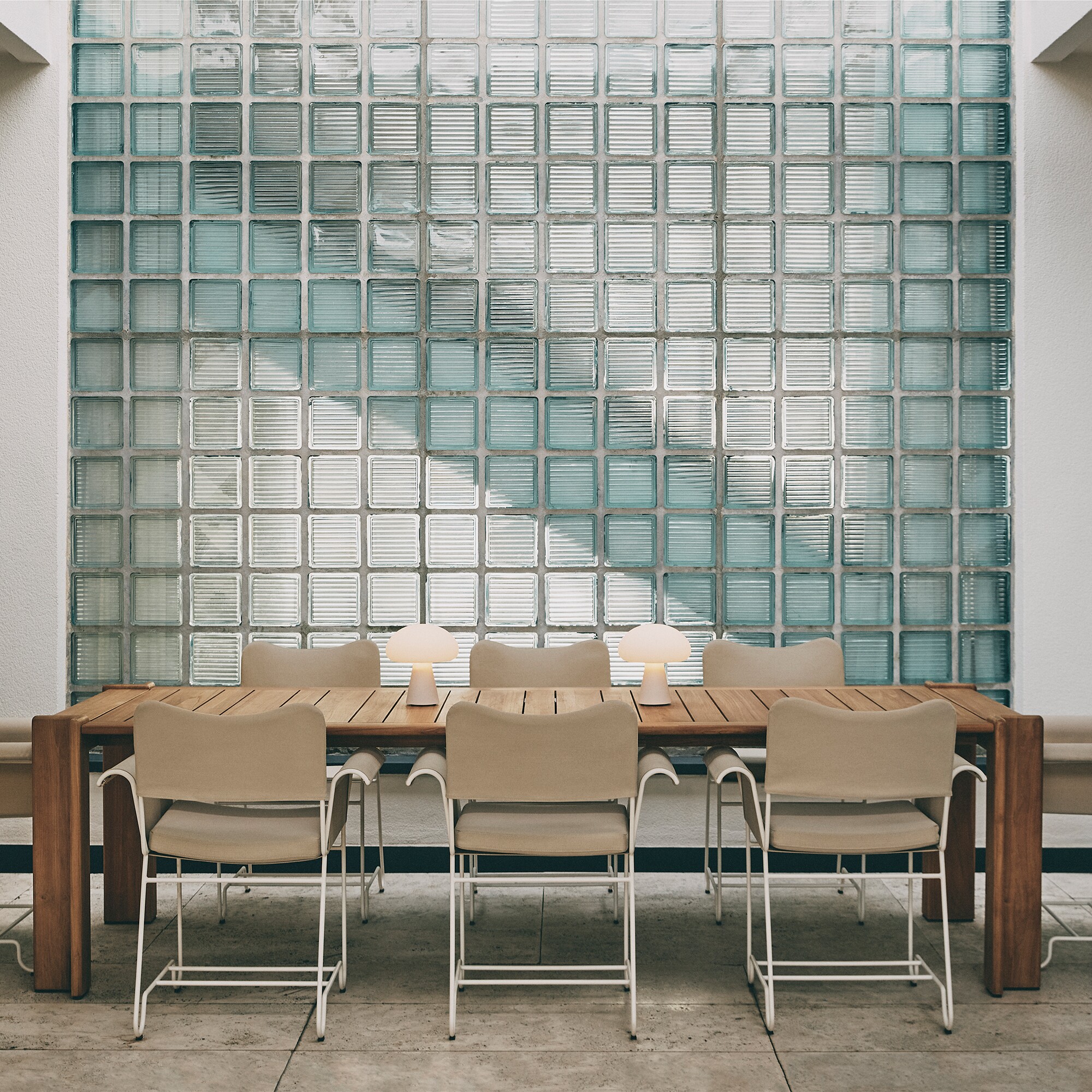 Tropique Outdoor Dining Chair Frame White