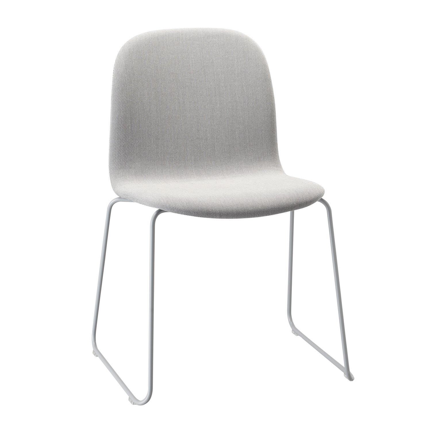 Visu Chair upholstered with skid legs