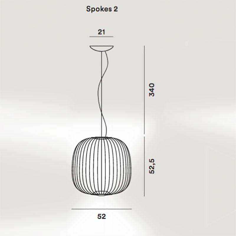 Spokes 2 LED Suspension Lamp