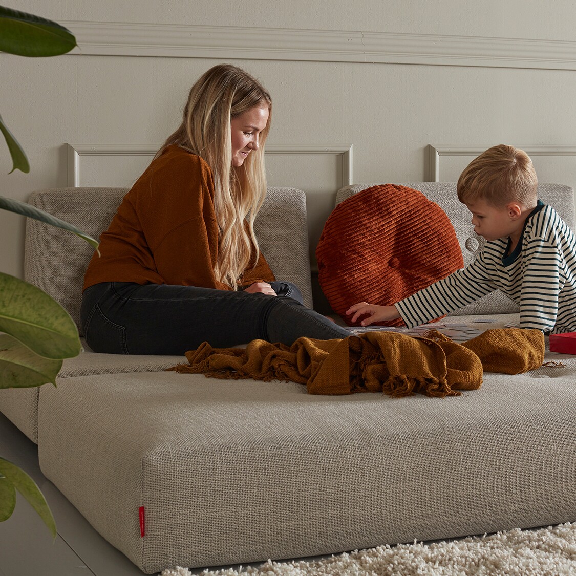 Sigmund Sofa Bed Oak 200x84cm