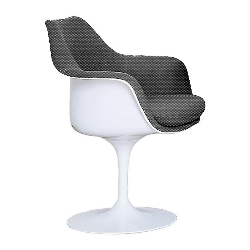 Tulip Saarinen Armchair Full Upholstered Pivotable