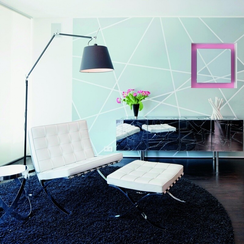 Tolomeo Mega Floor Lamp Black With Dimmer