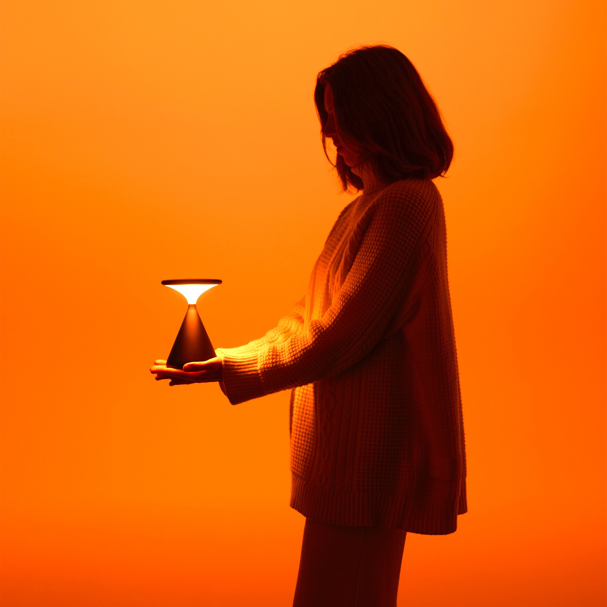 Salt LED Battery Lamp