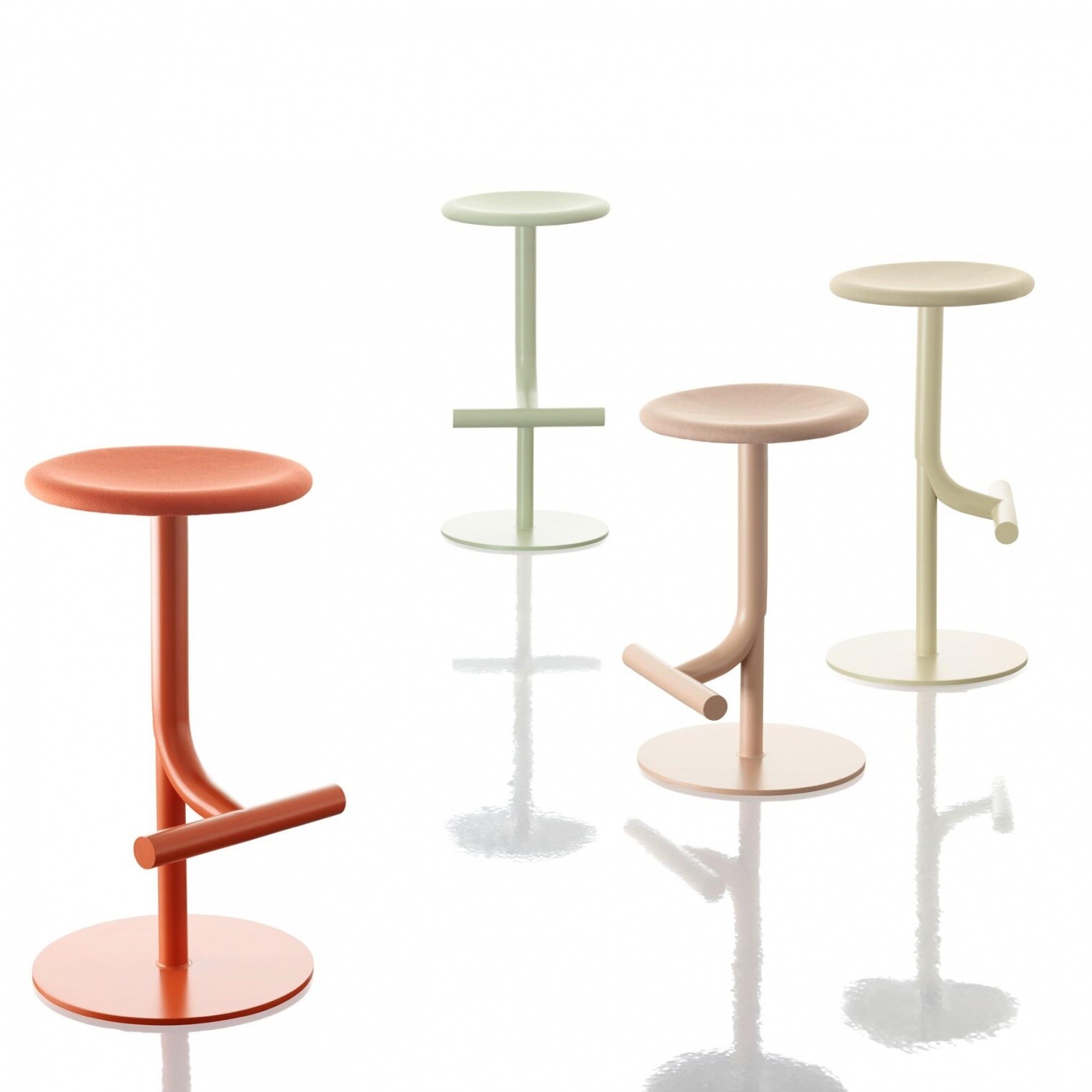 Tibu Bar Stool Upholstered 60-70cm