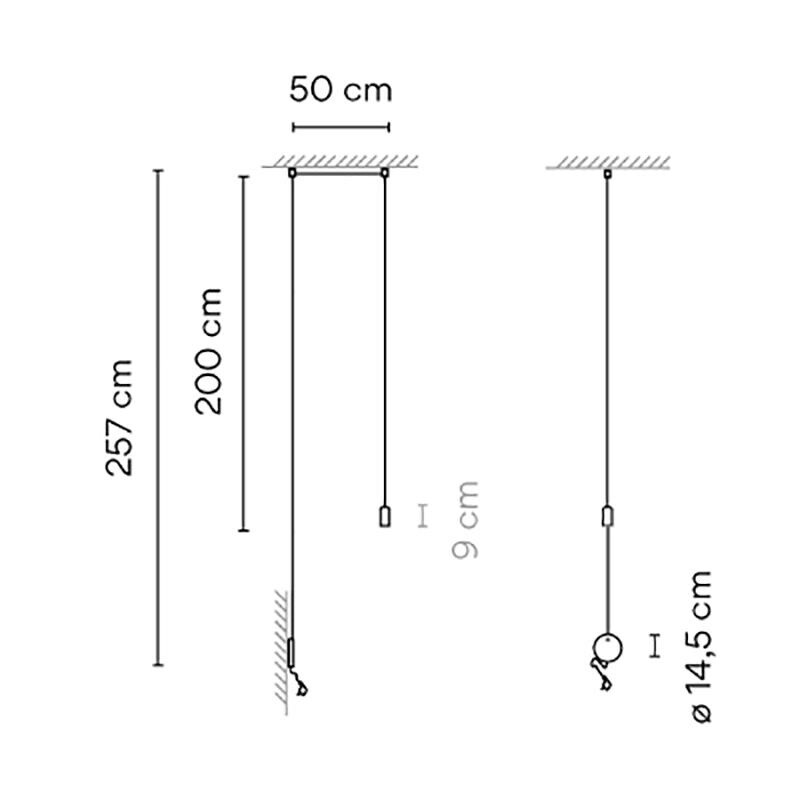 Wireflow FreeForm 0347 LED Suspension Lamp
