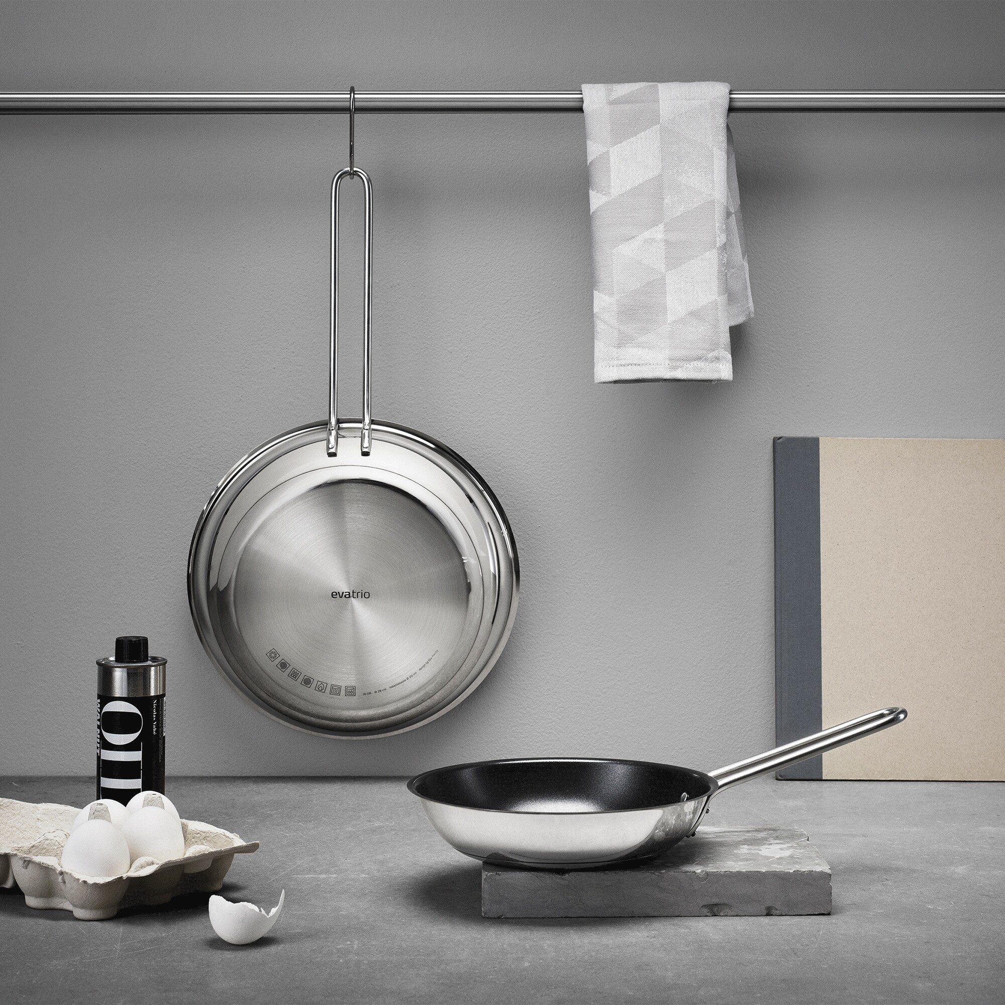 Stainless Steel Frying Pan Ø24cm