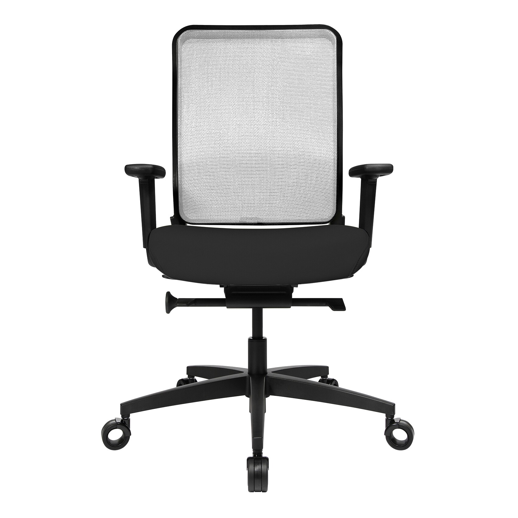 W1C Low Office Chair Backrest Net Black