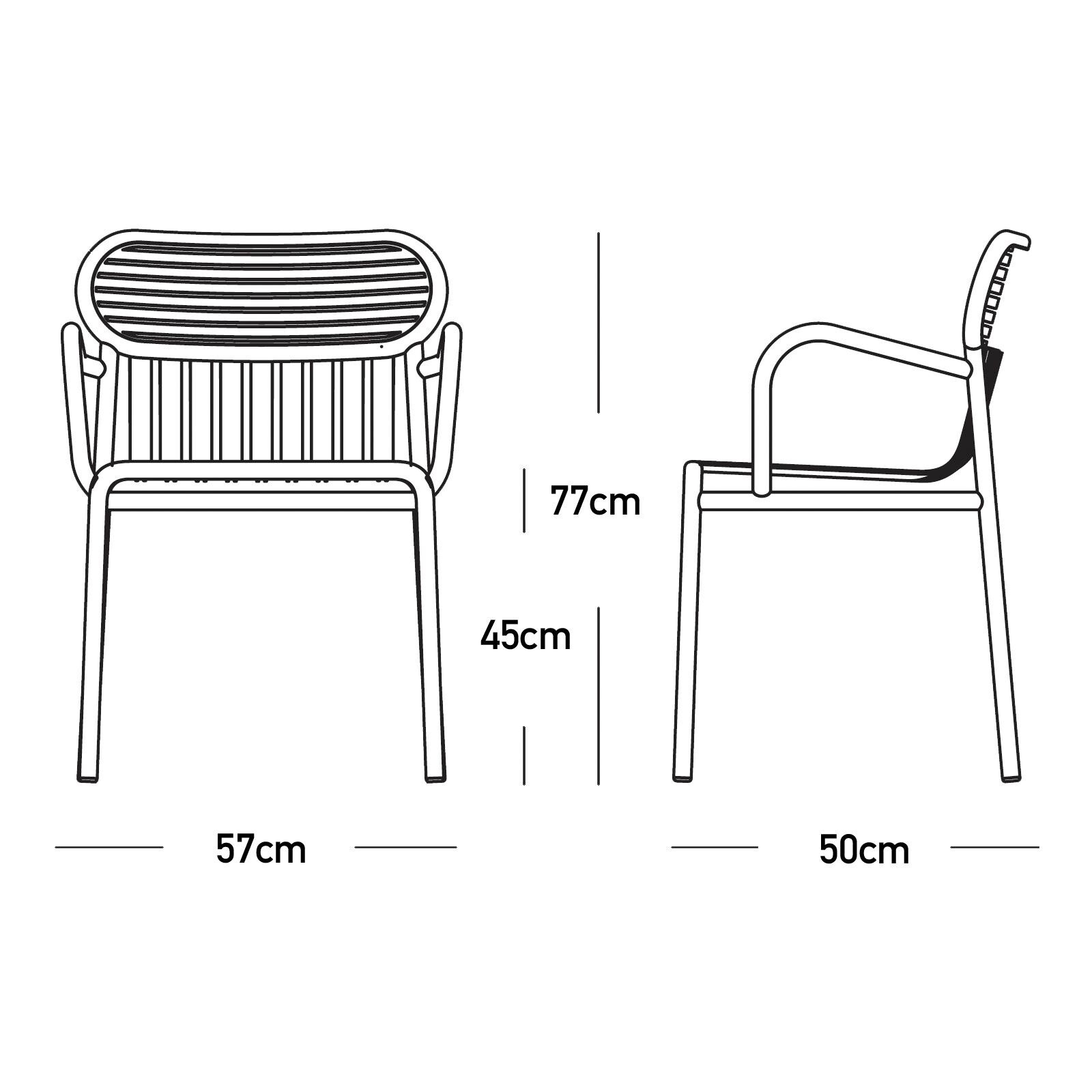 Week-End Bridge Outdoor Armchair
