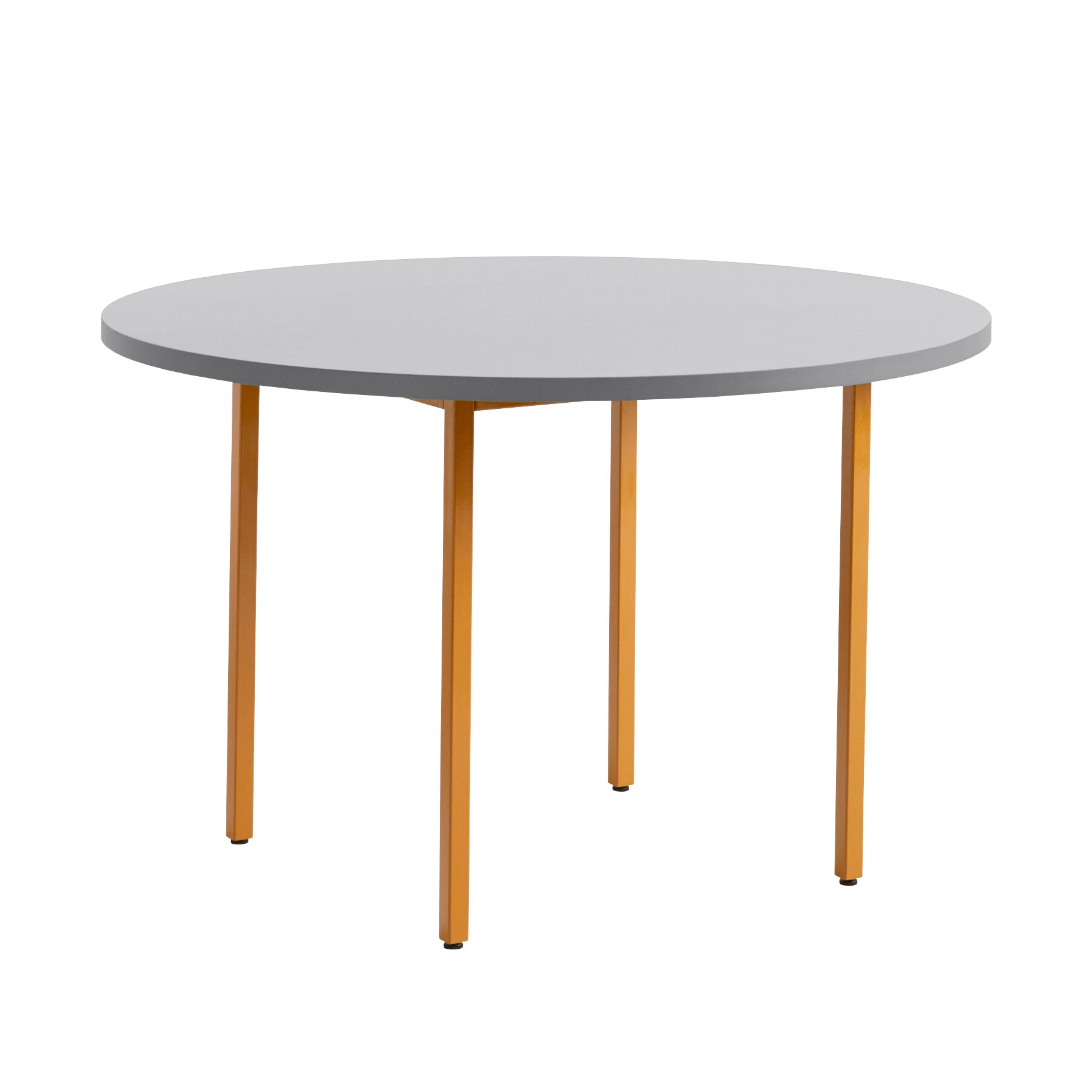 Two-Colour Dining Table Base Ochre Ø120cm