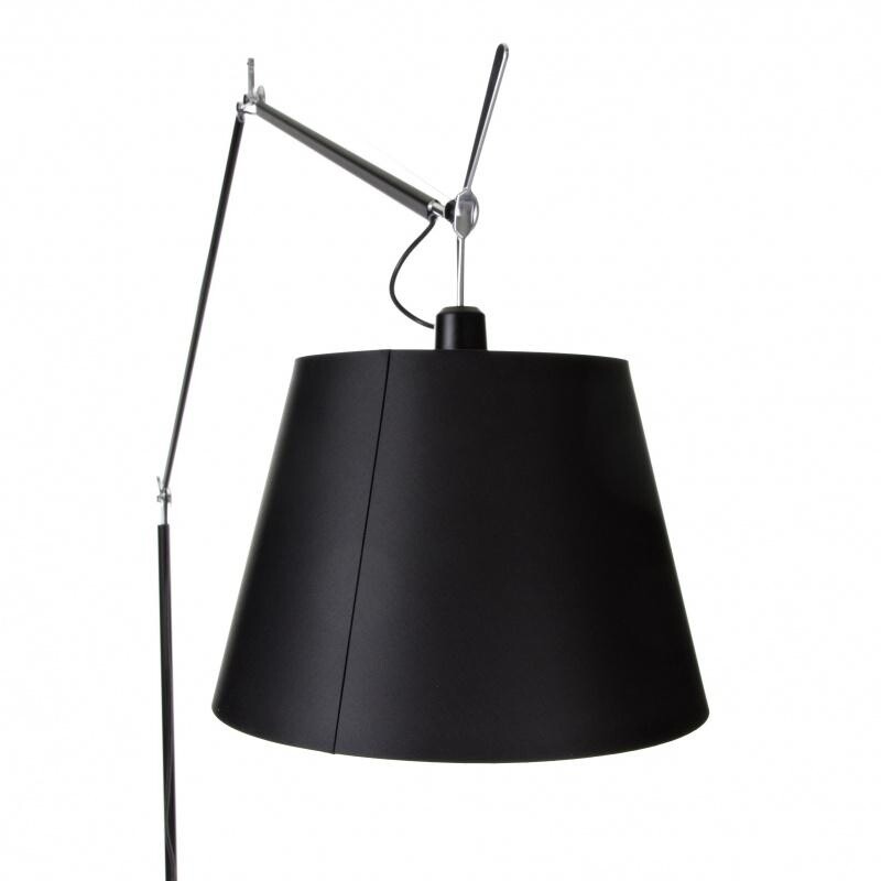 Tolomeo Mega Floor Lamp Black With Switch