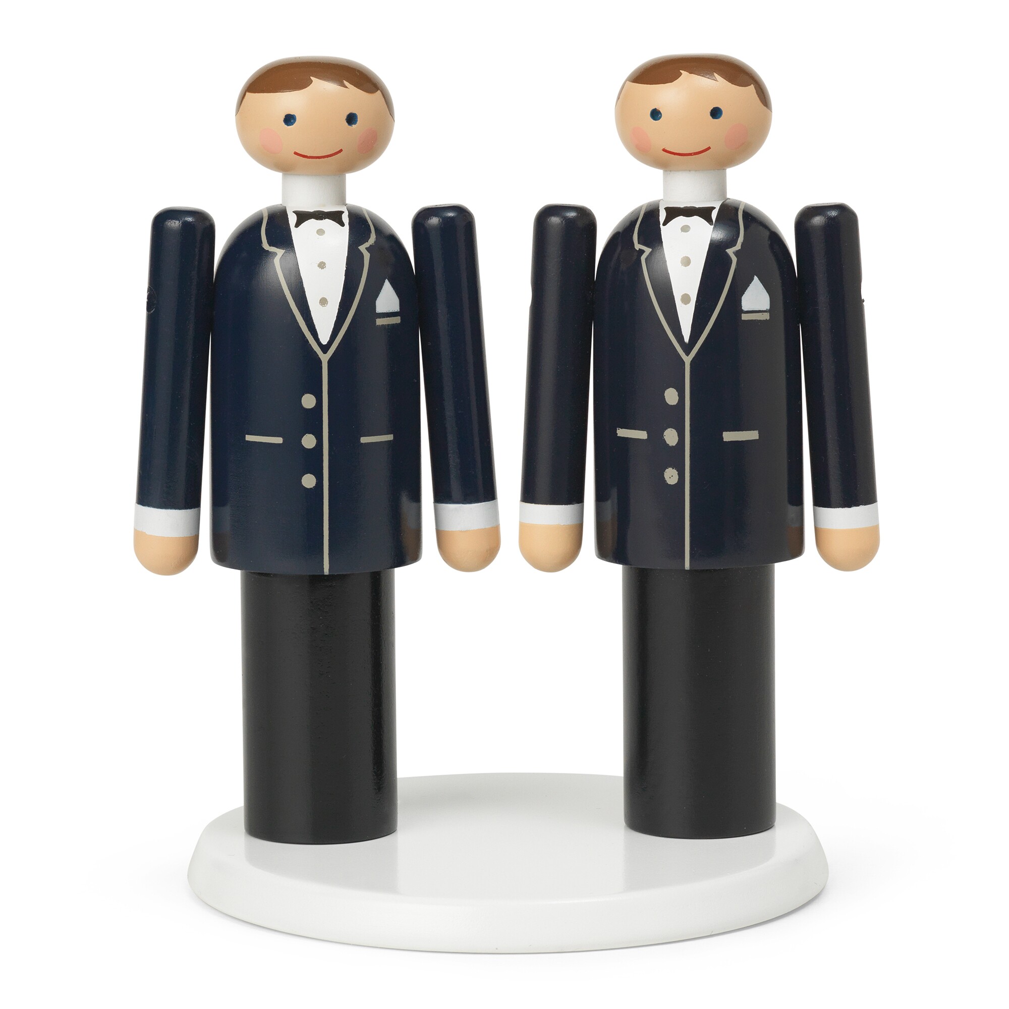 Wooden Figurine Bride & Groom