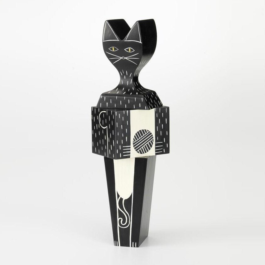 Wooden Doll Cat
