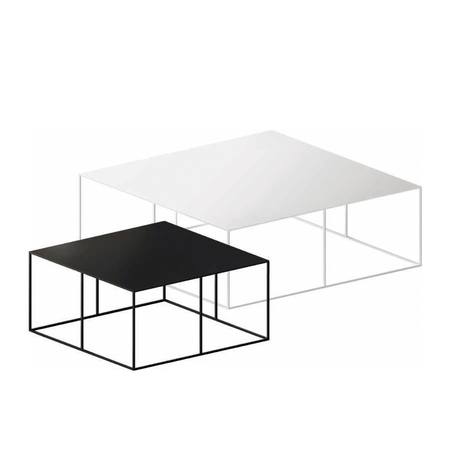 Slim Irony Side Table 70x70x34cm