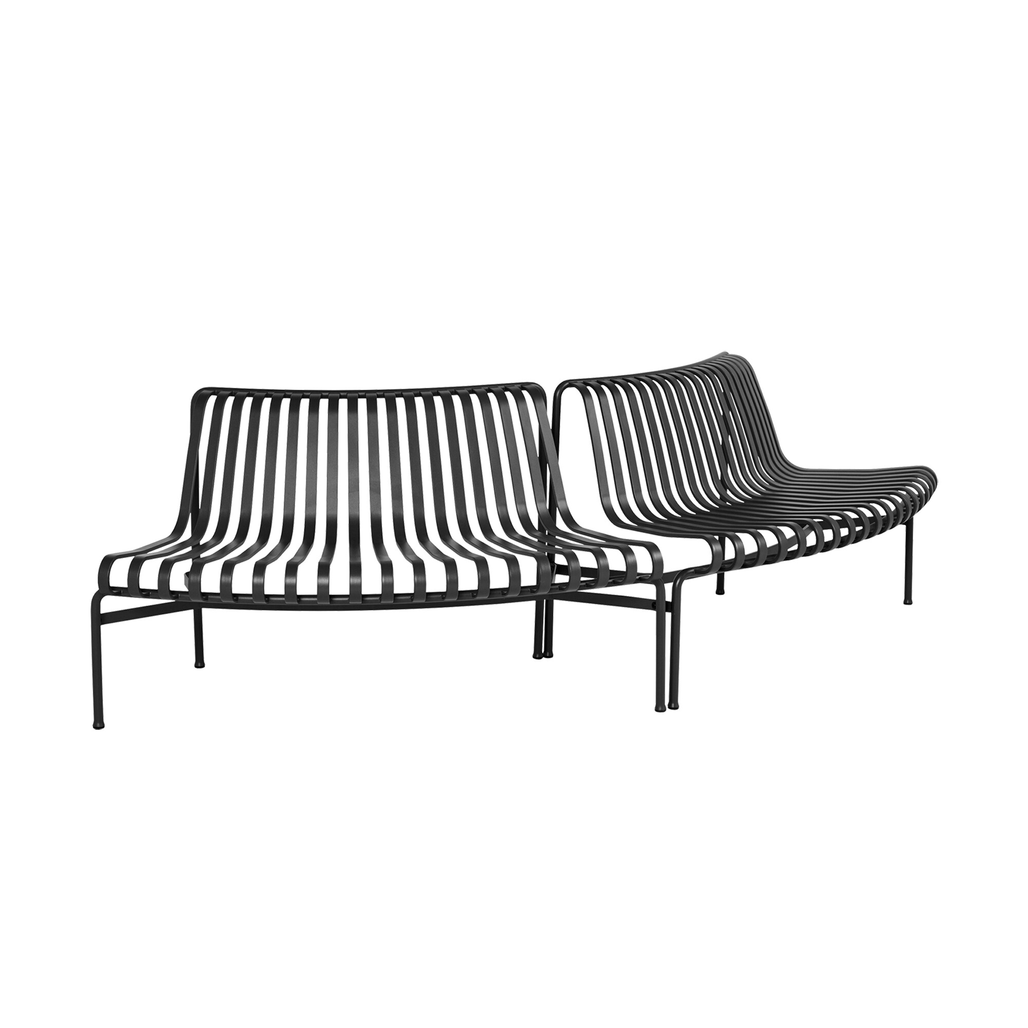 Palissade Dining Park Bench Out/Out Set of 2