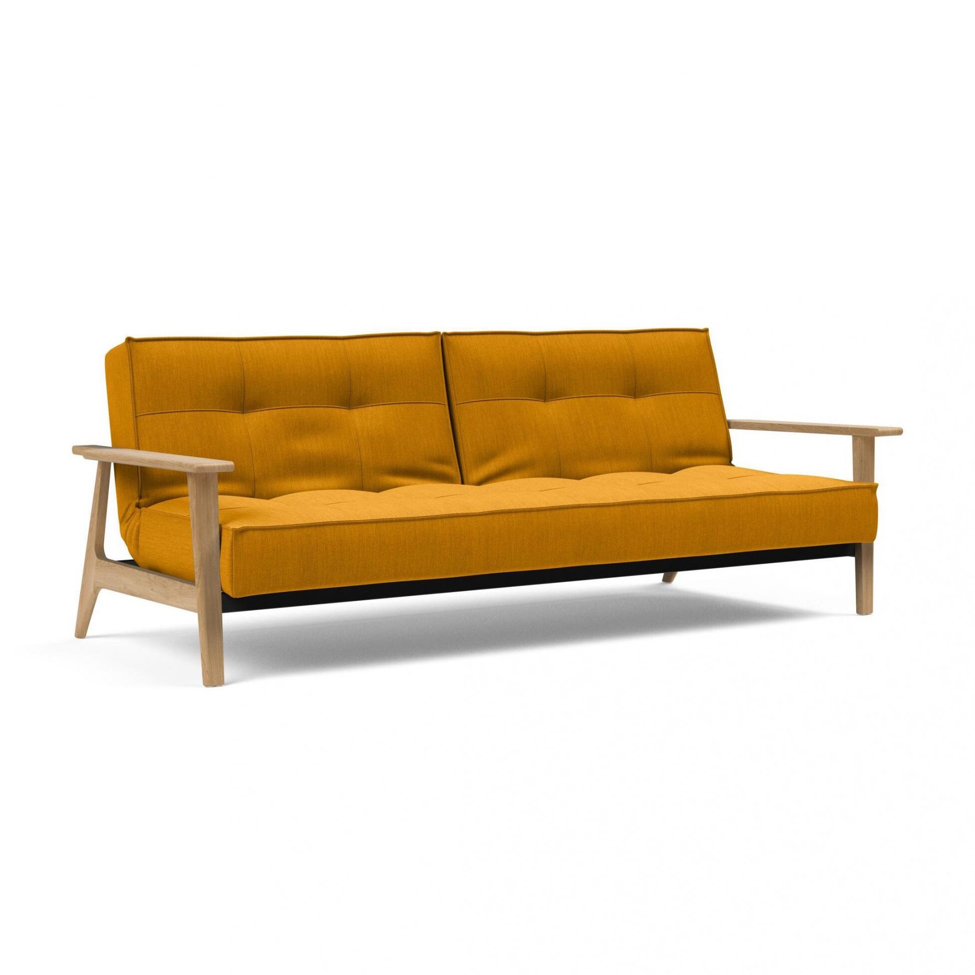 Splitback Frej Sofa Bed Oak 232x99cm