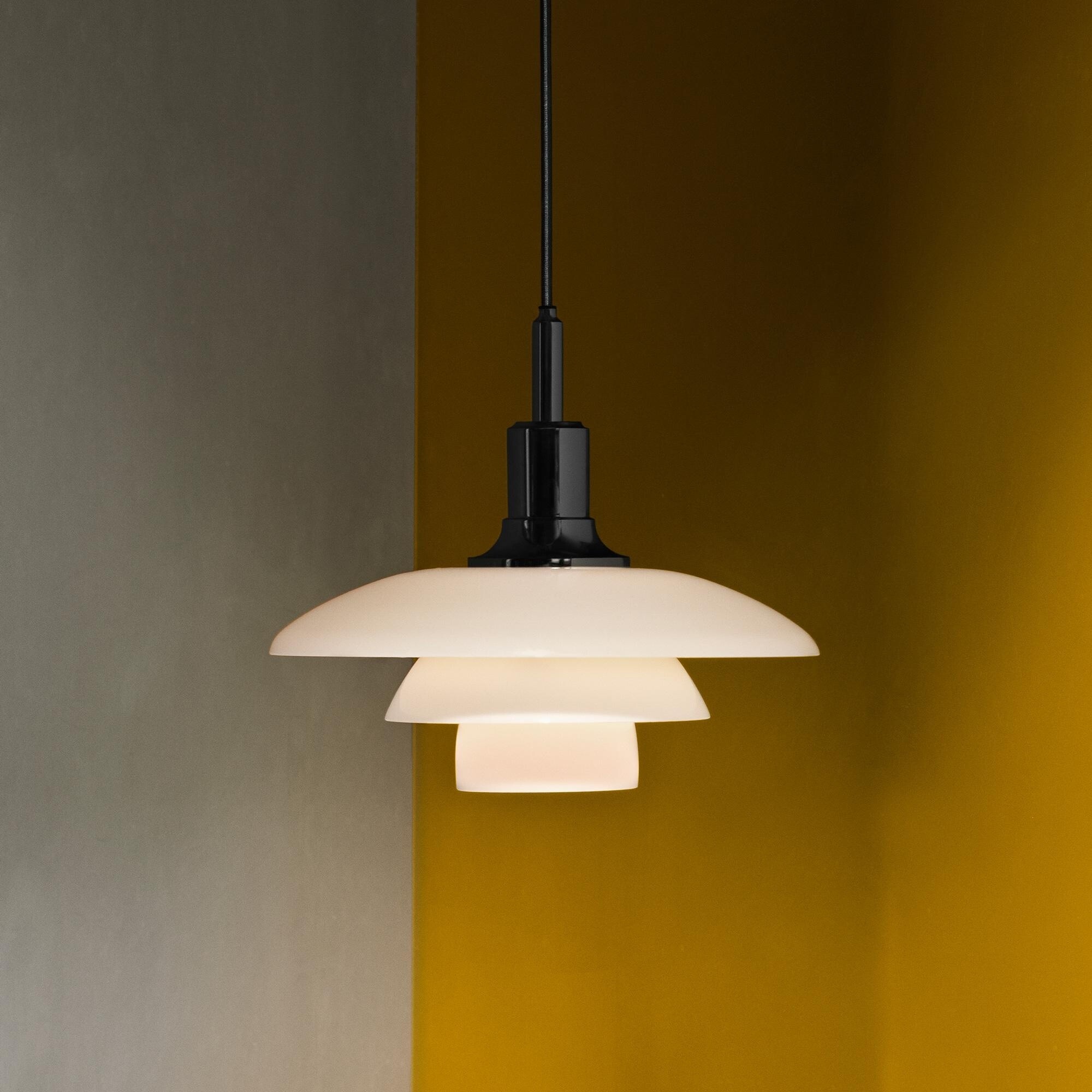 PH 3 1/2 - 3 Glass Suspension Lamp
