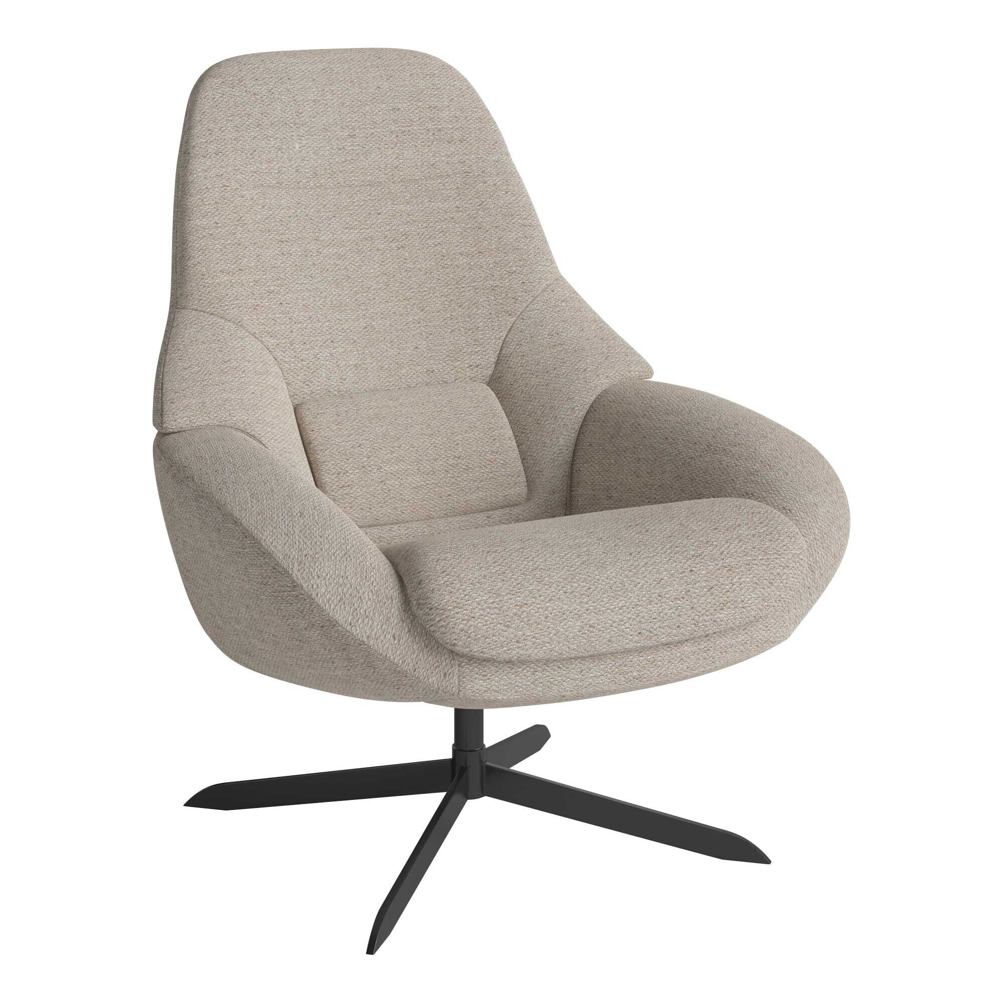 Saga Armchair Black Base