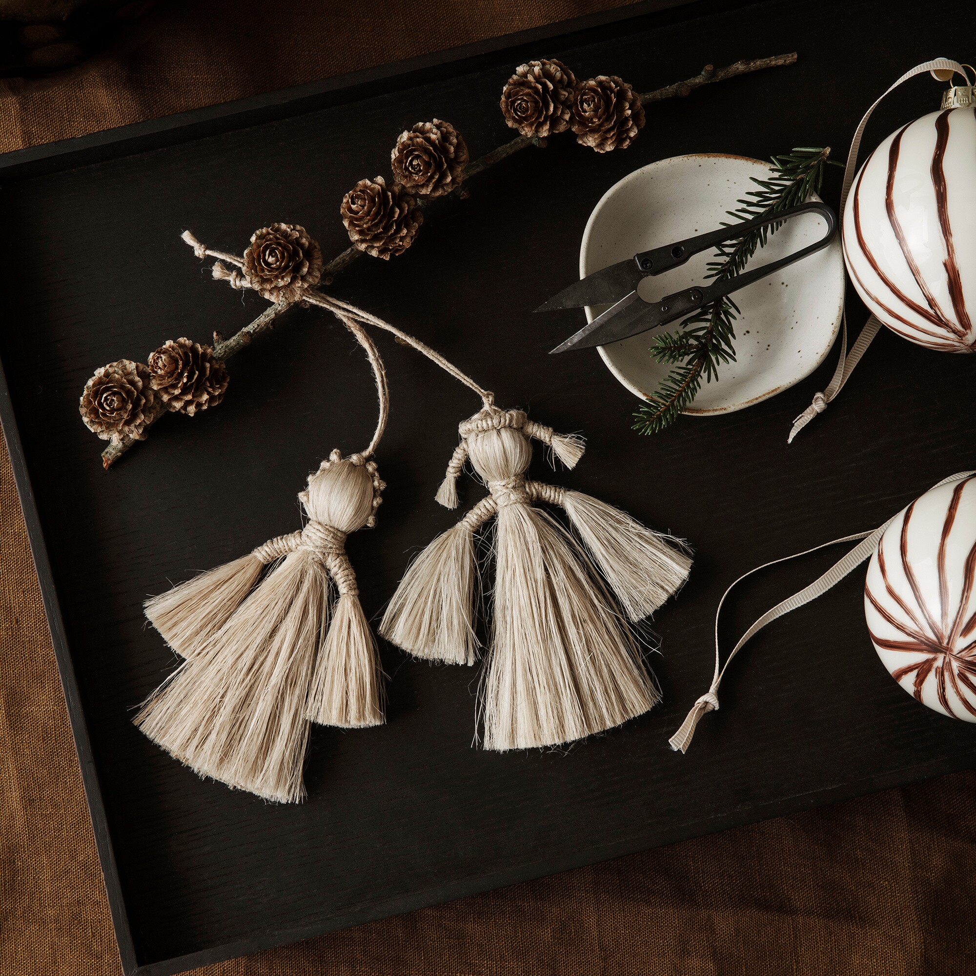 Wing Angels Ornament Set of 2