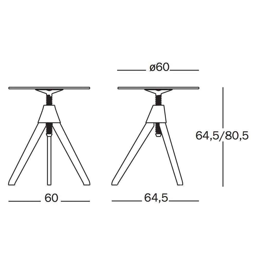 Topsy The Wild Bunch Side Table Ø60cm