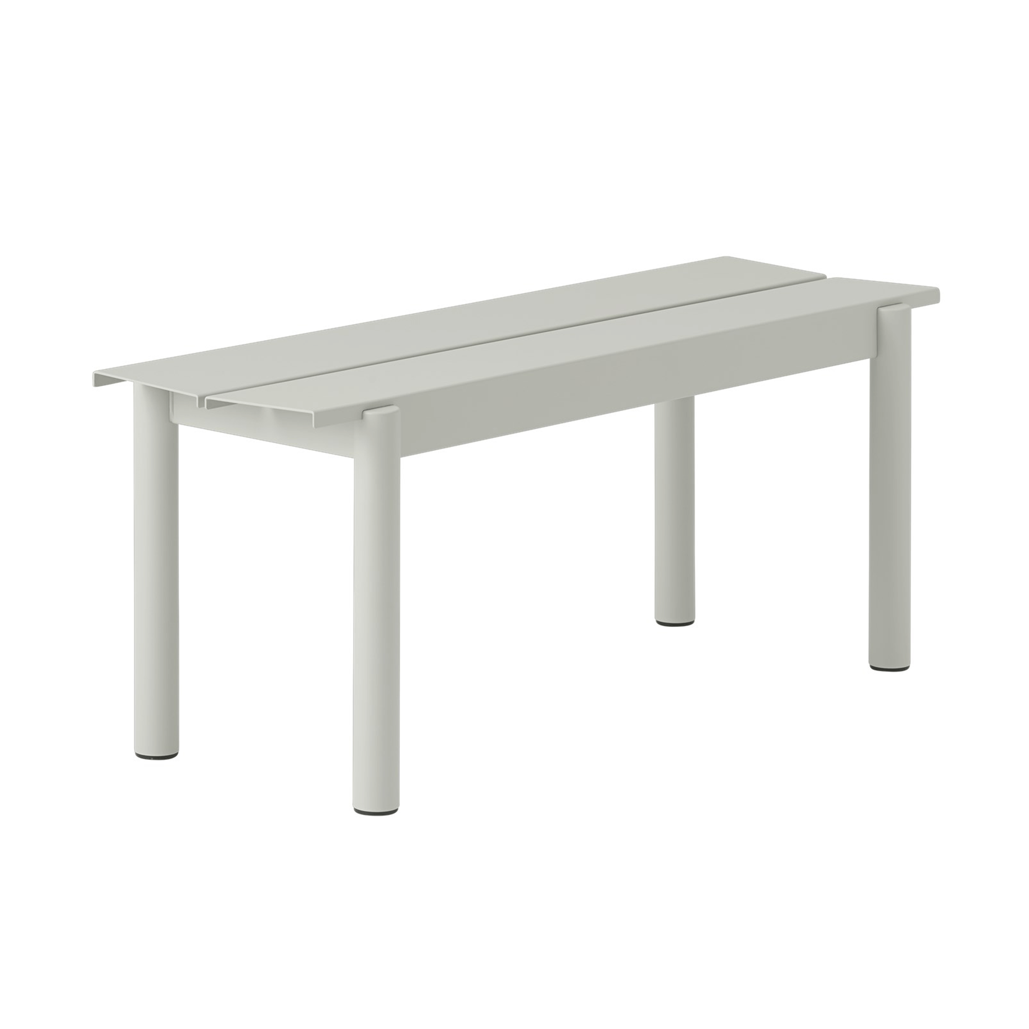 Linear Steel Outdoor Bench 110cm
