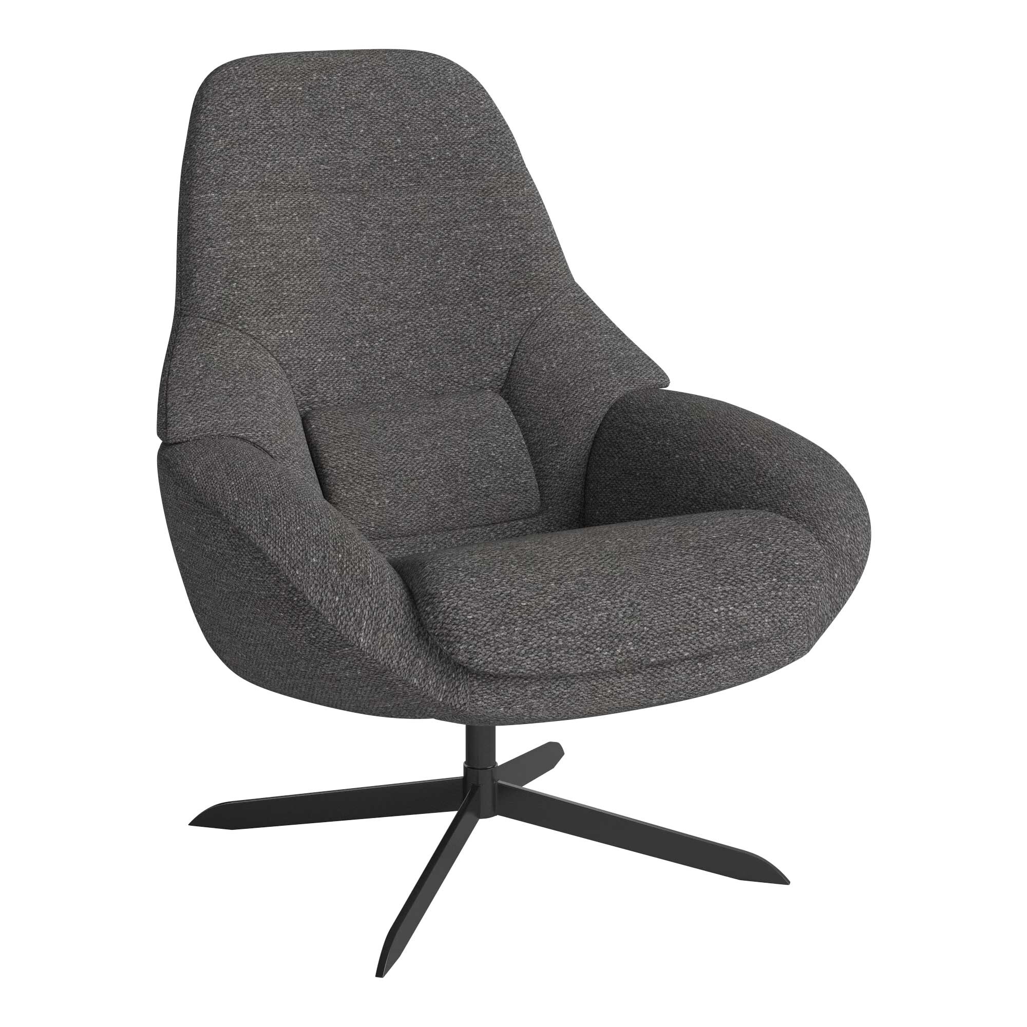 Saga Armchair Black Base