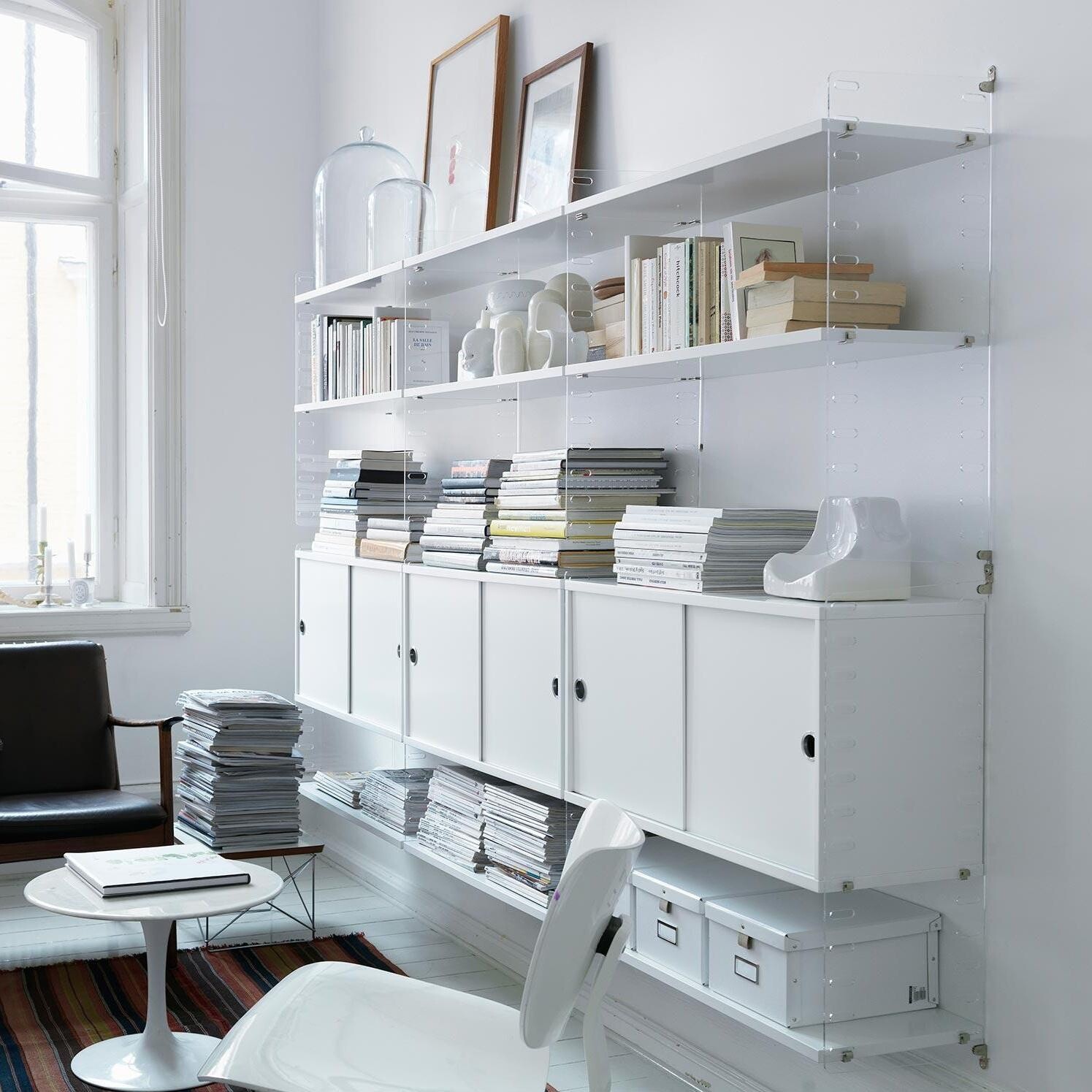 String  System Shelves 58x20cm Set of 3