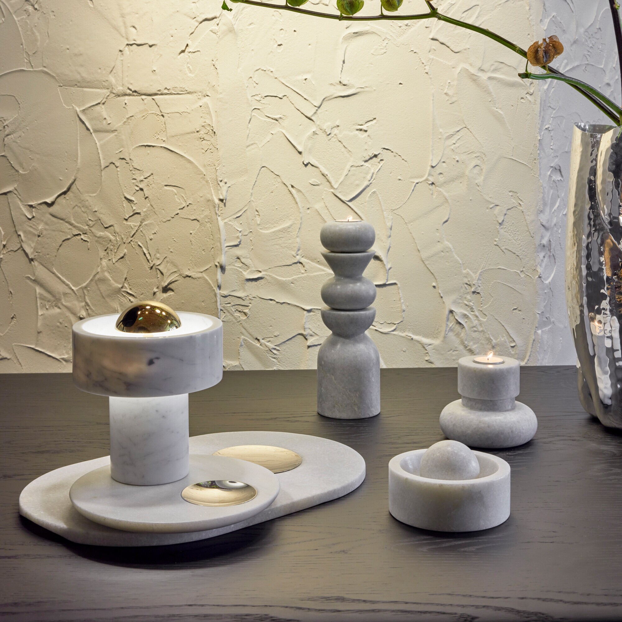 Stone Stacking Candle Holder