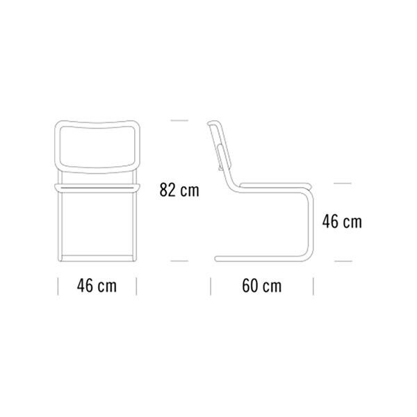 S 32 PV Cantilever Chair Leather