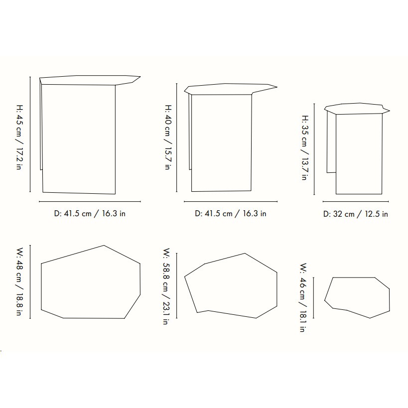 Shard Cluster Set Table Set of 3