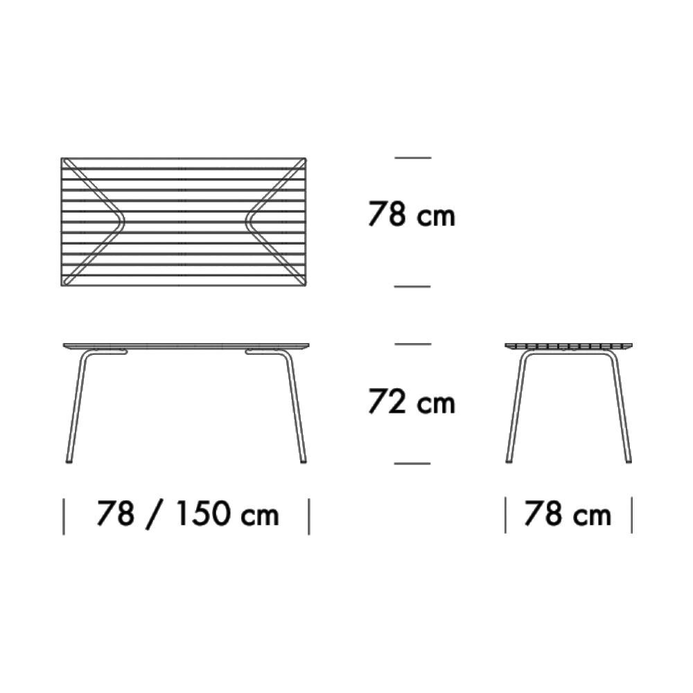 S 1040  All Seasons Garden Table