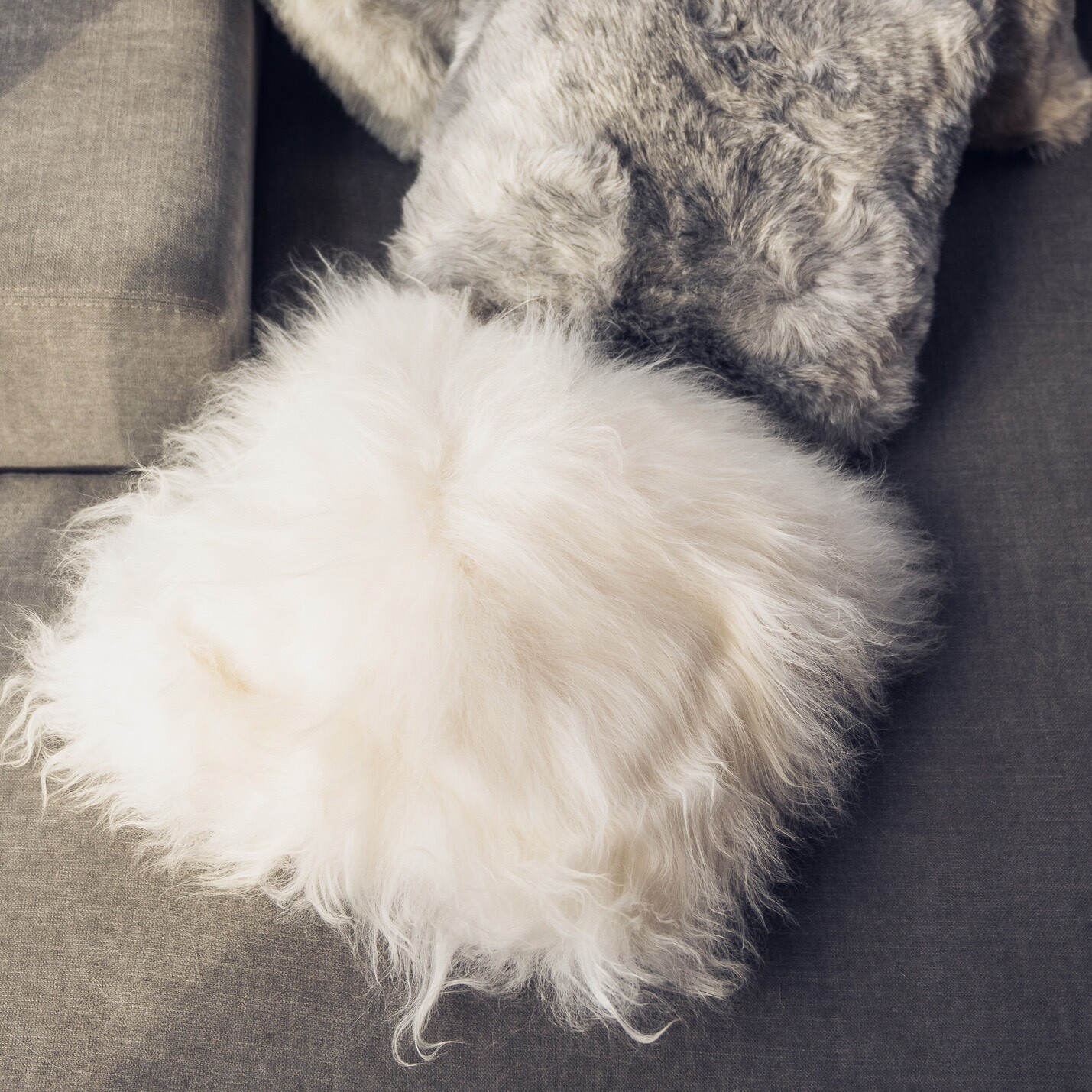 Sheepskin Shorn Cushion 35x35cm