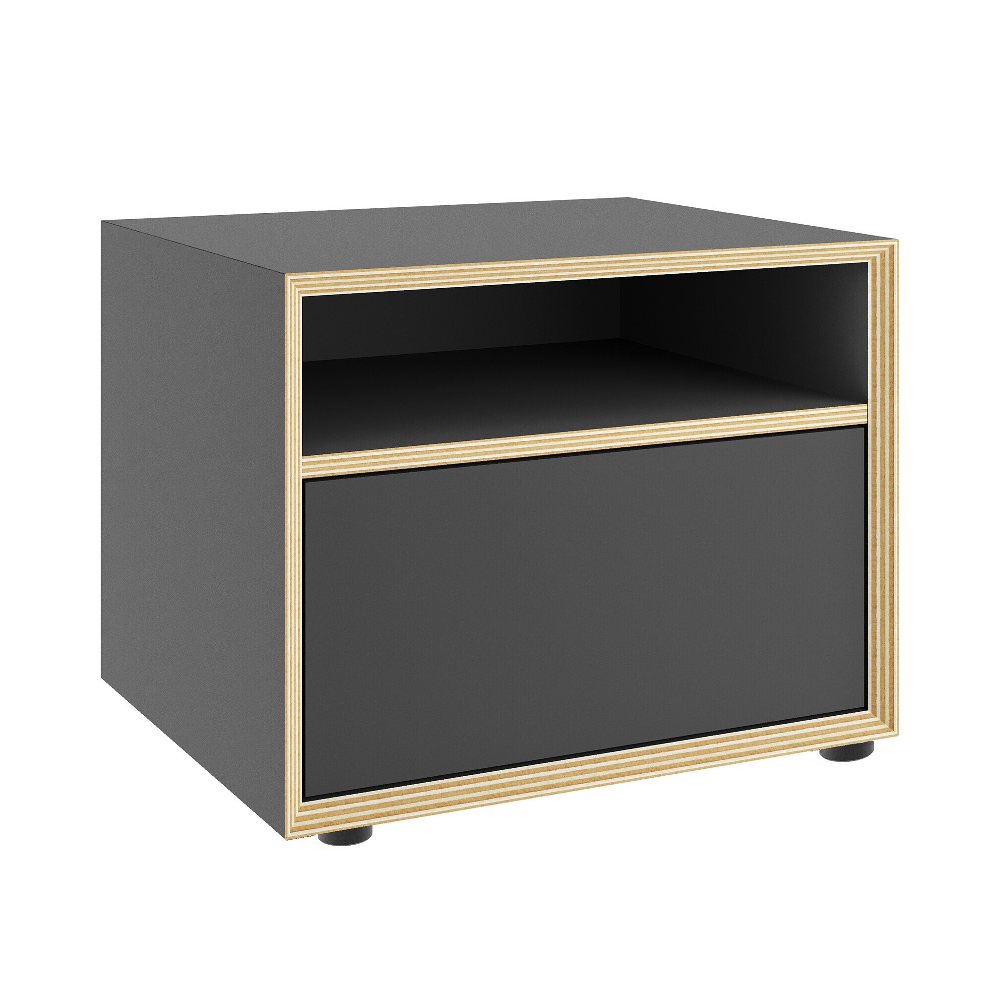 Vertiko Small Chest of Drawers with Large Drawer at the Bottom