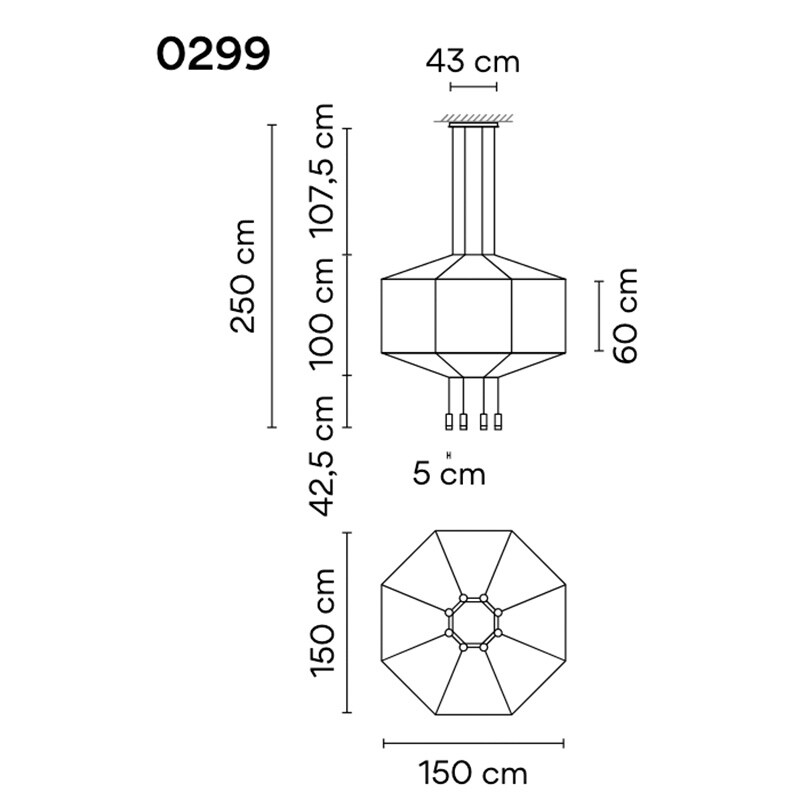 Wireflow 0299 LED Suspension Lamp